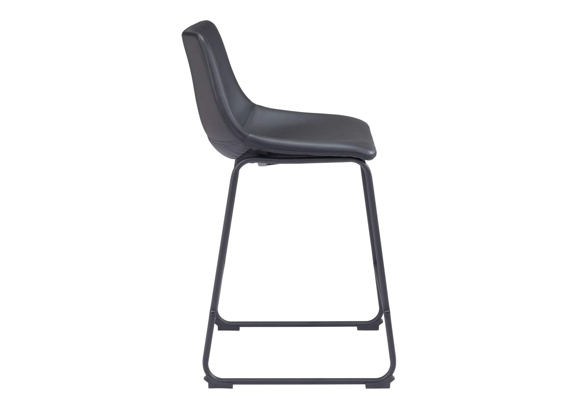 Smart Counter Stool (Set Of 2) Black,Zuo