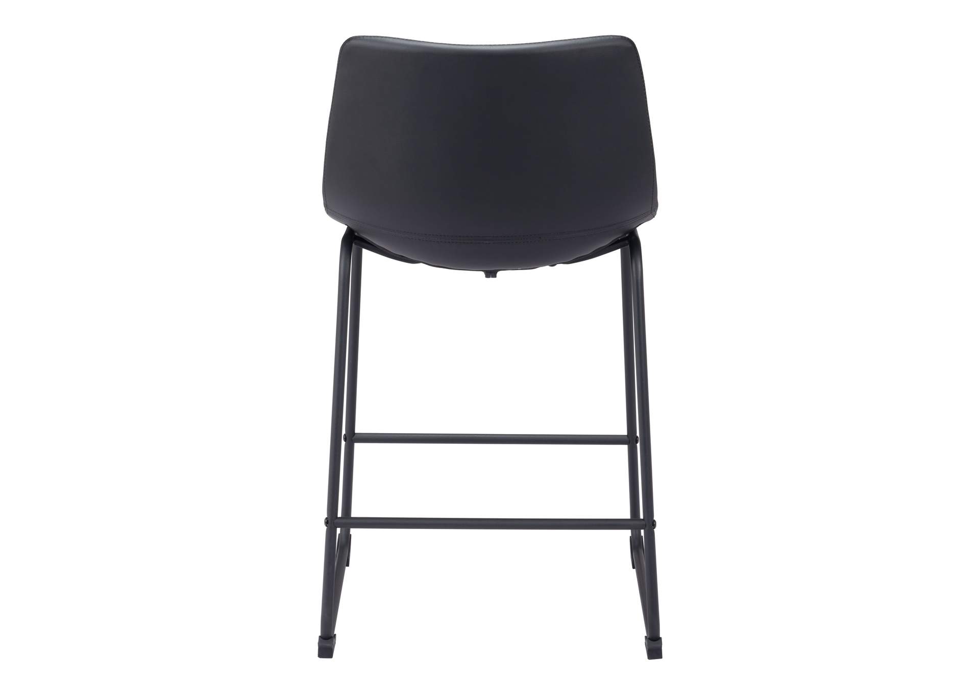 Smart Counter Stool (Set Of 2) Black,Zuo