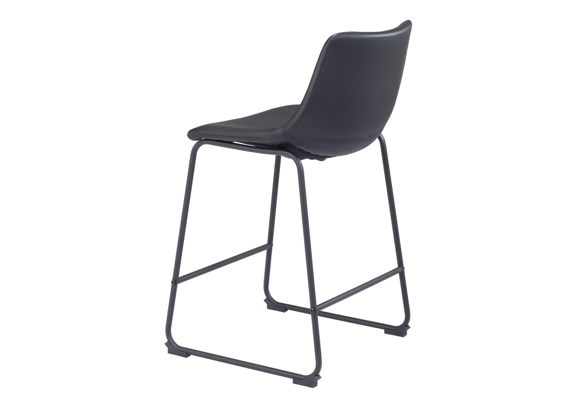 Smart Counter Stool (Set Of 2) Black,Zuo