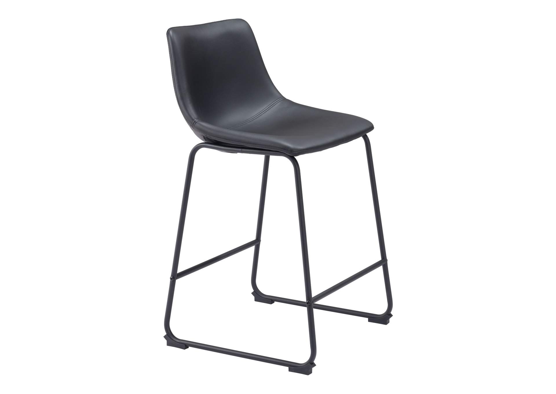 Smart Counter Stool (Set Of 2) Black,Zuo