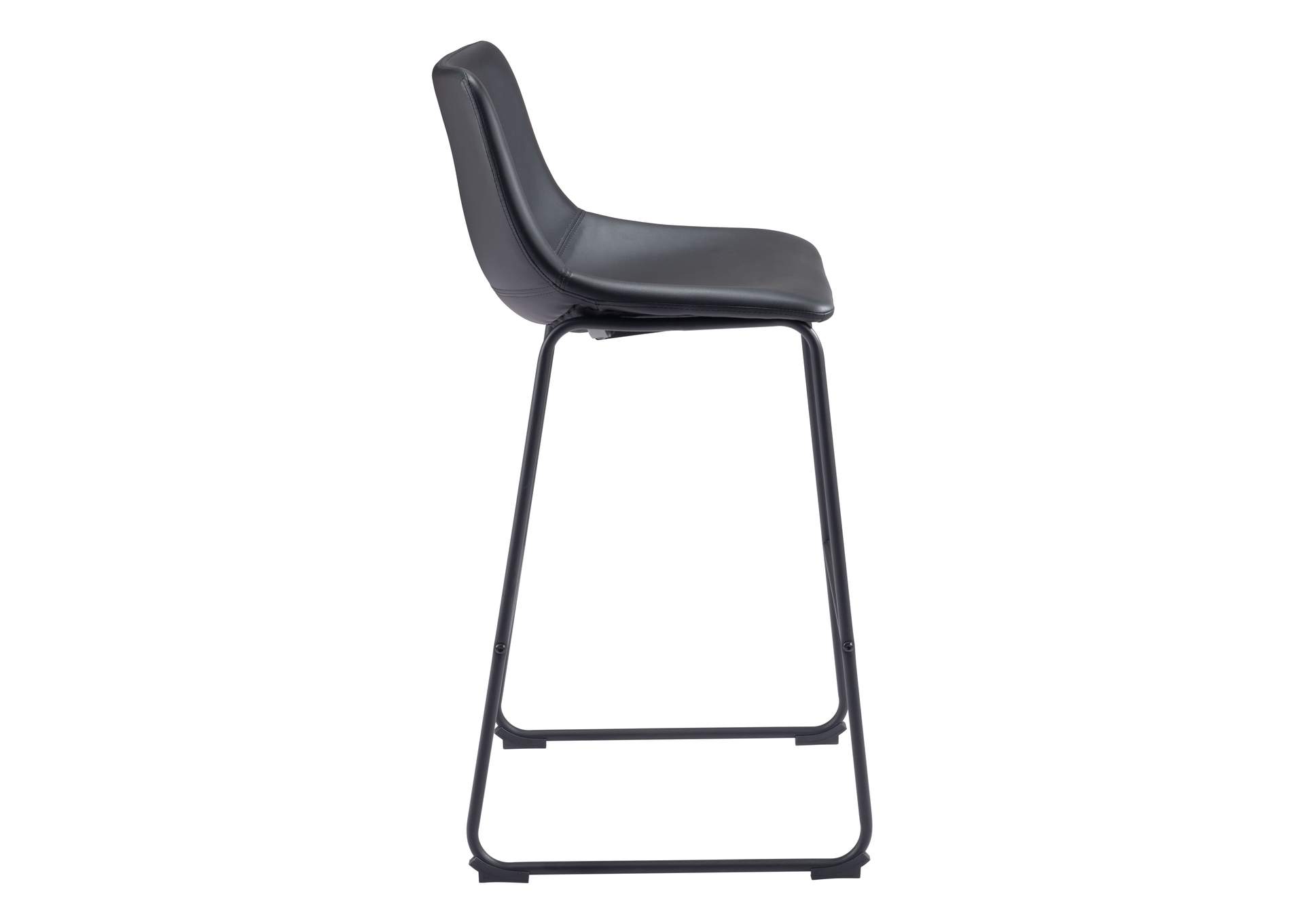 Smart Barstool (Set Of 2) Black,Zuo