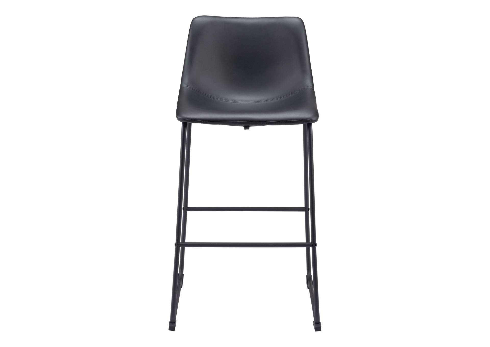 Smart Barstool (Set Of 2) Black,Zuo