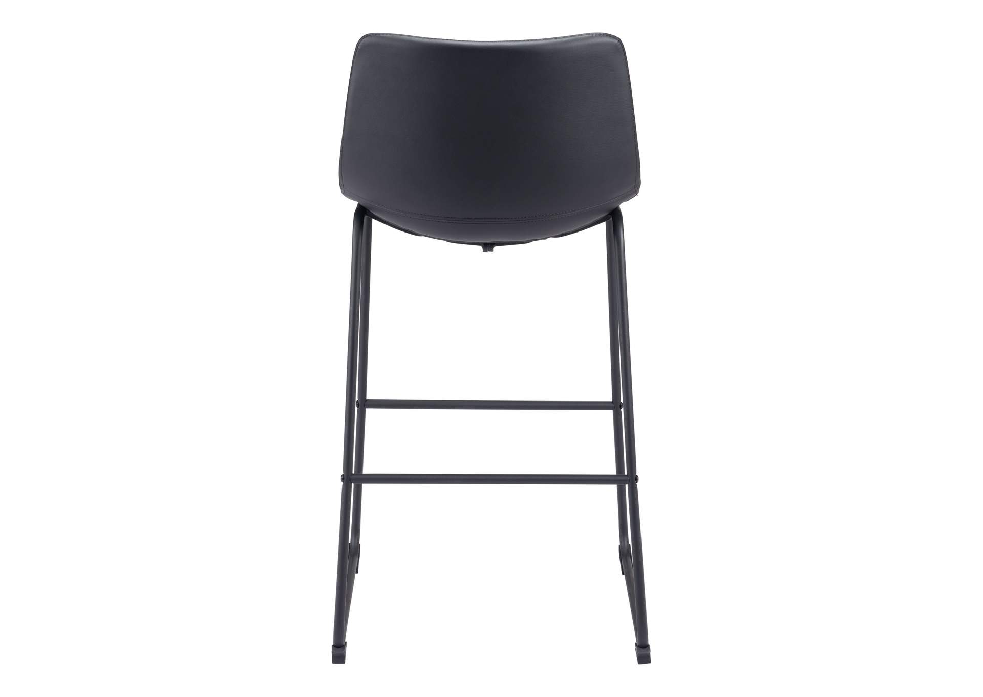 Smart Barstool (Set Of 2) Black,Zuo