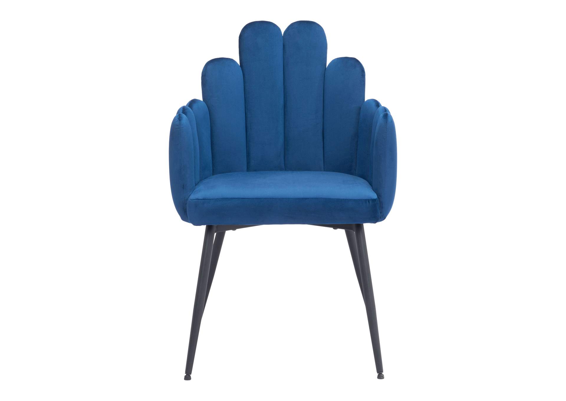 Noosa Dining Chair (Set Of 2) Navy Blue,Zuo