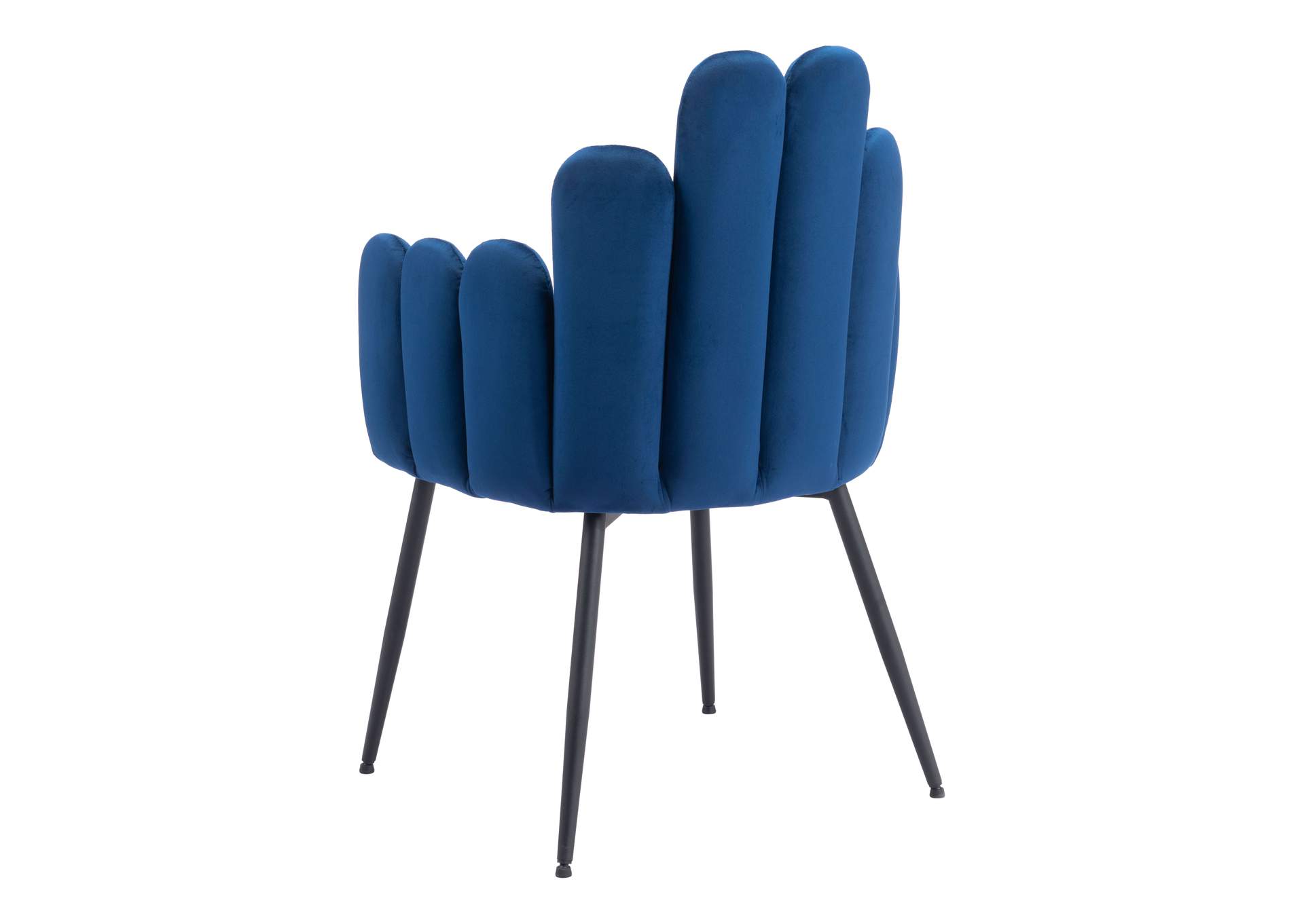 Noosa Dining Chair (Set Of 2) Navy Blue,Zuo