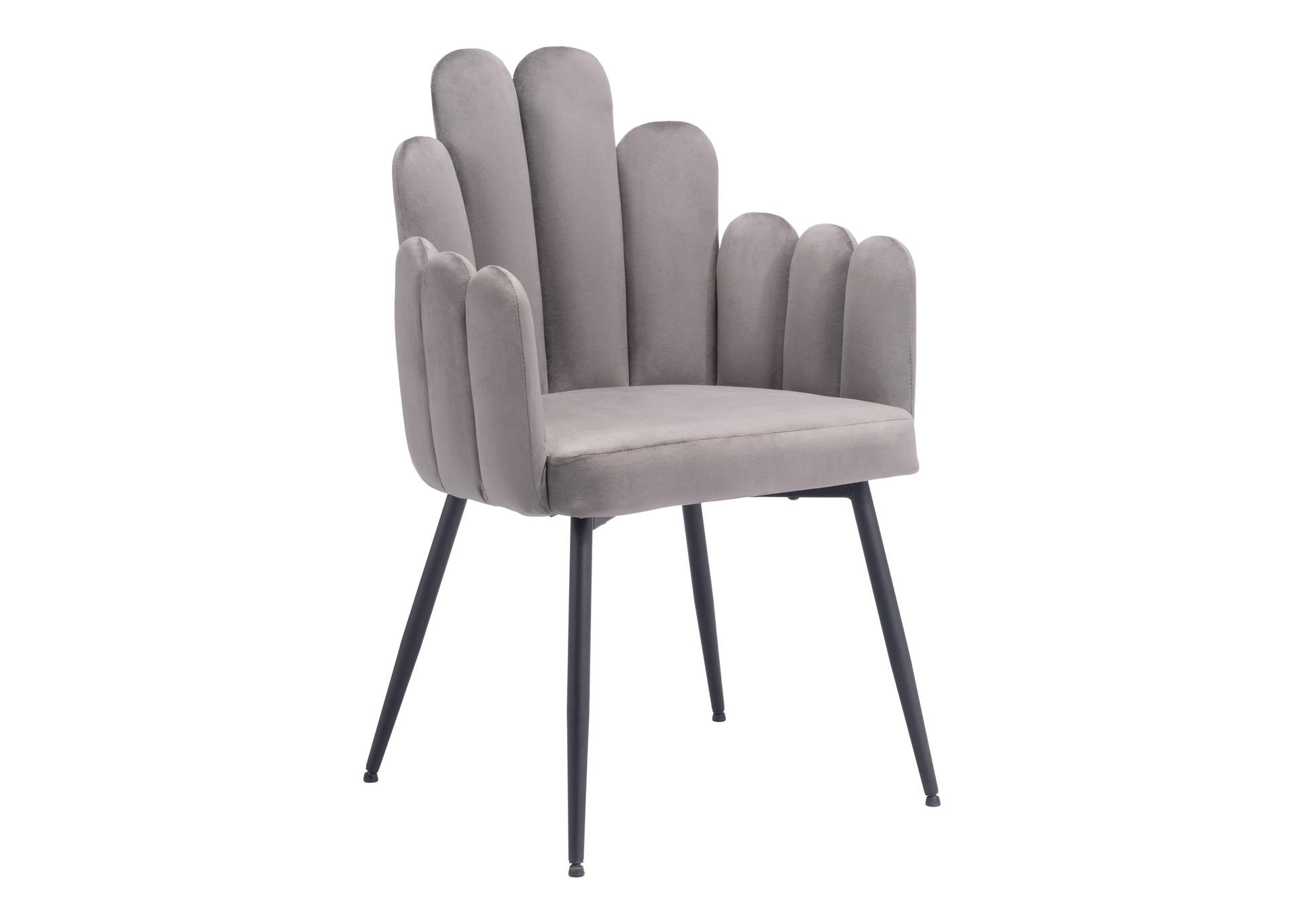 Noosa Dining Chair (Set Of 2) Gray,Zuo