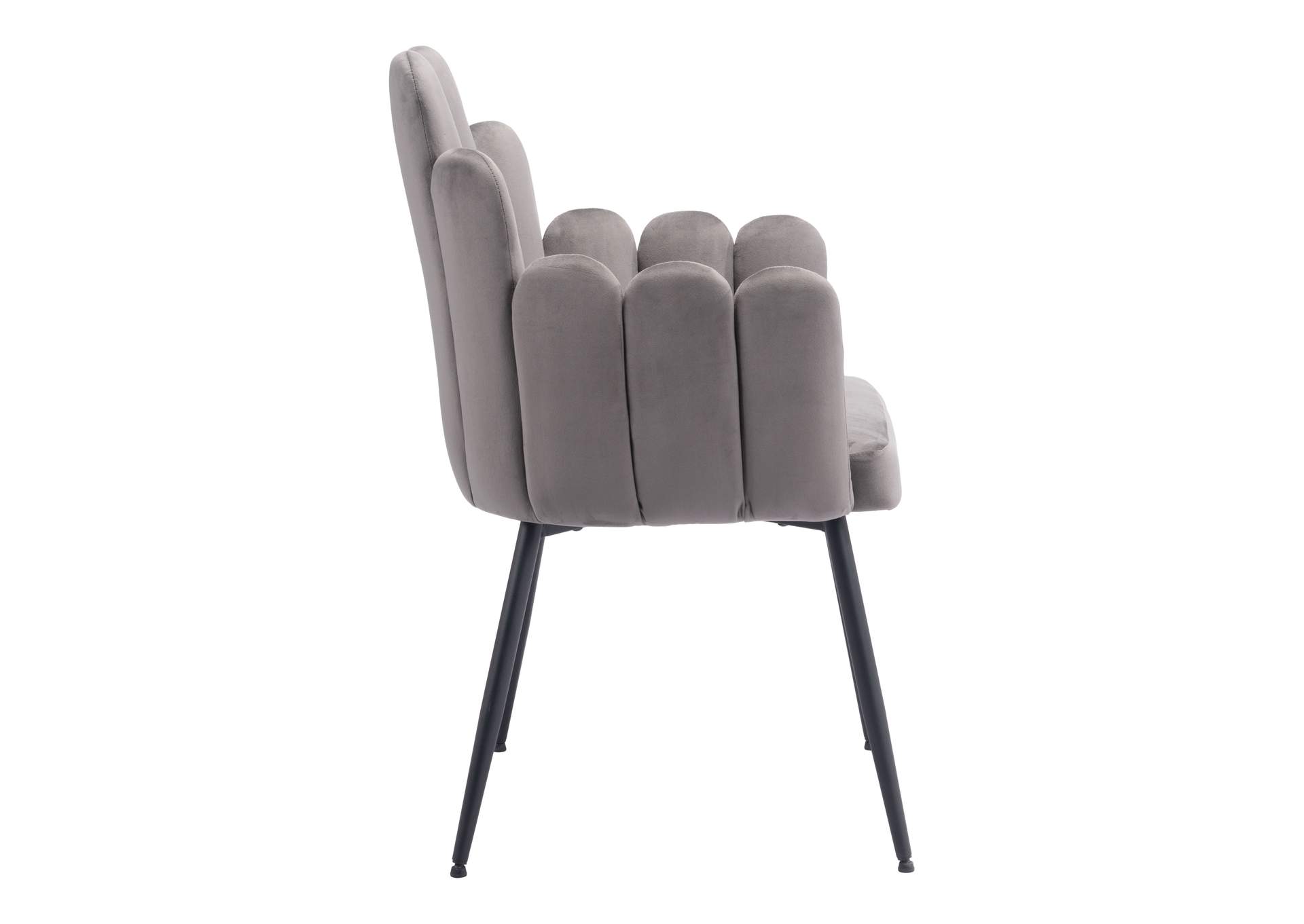 Noosa Dining Chair (Set Of 2) Gray,Zuo
