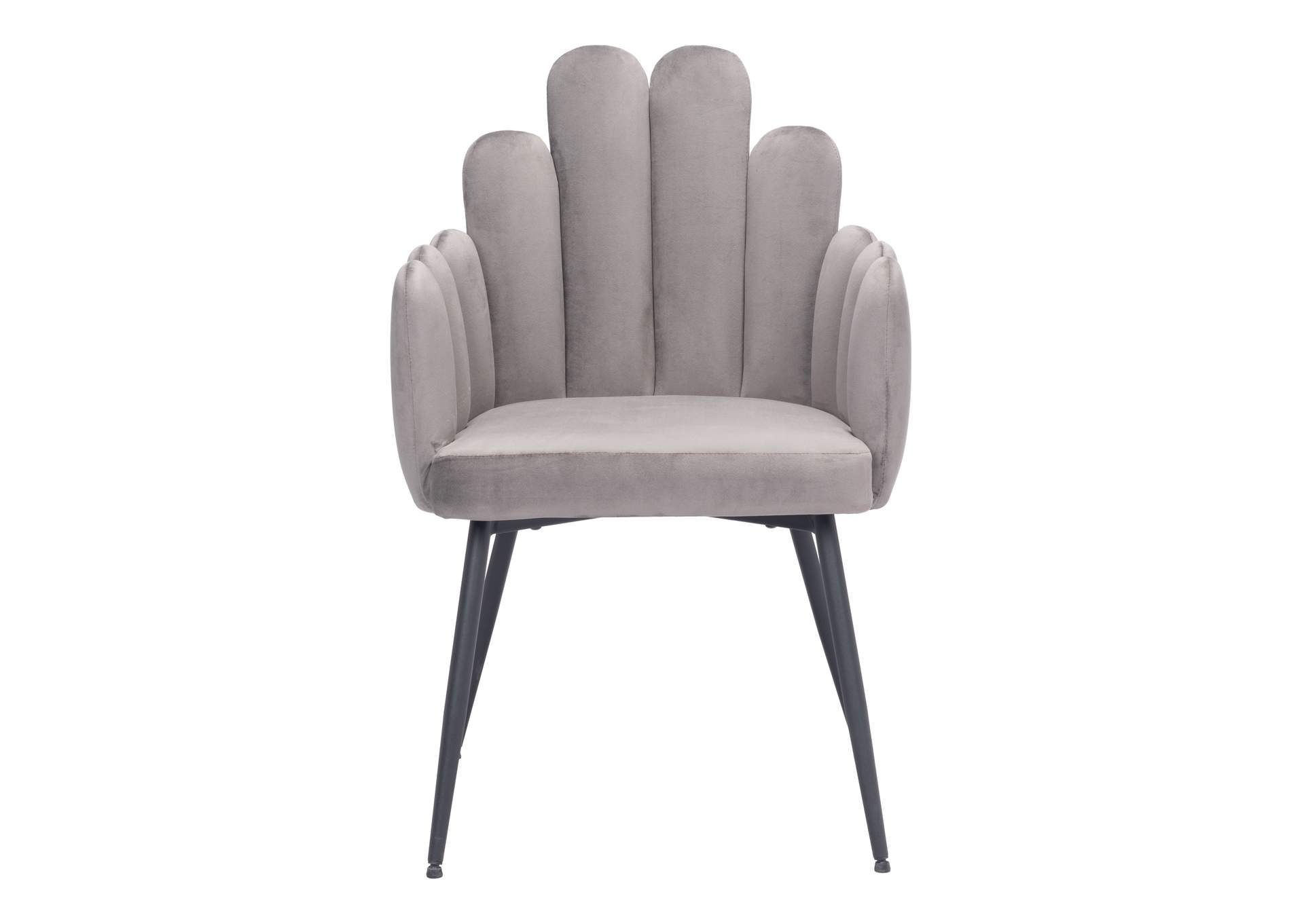 Noosa Dining Chair (Set Of 2) Gray,Zuo