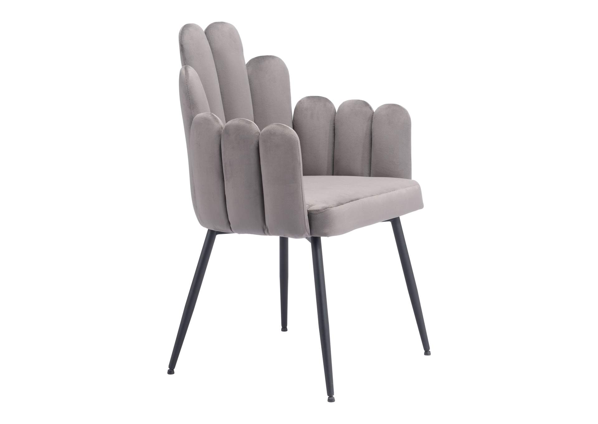 Noosa Dining Chair (Set Of 2) Gray,Zuo