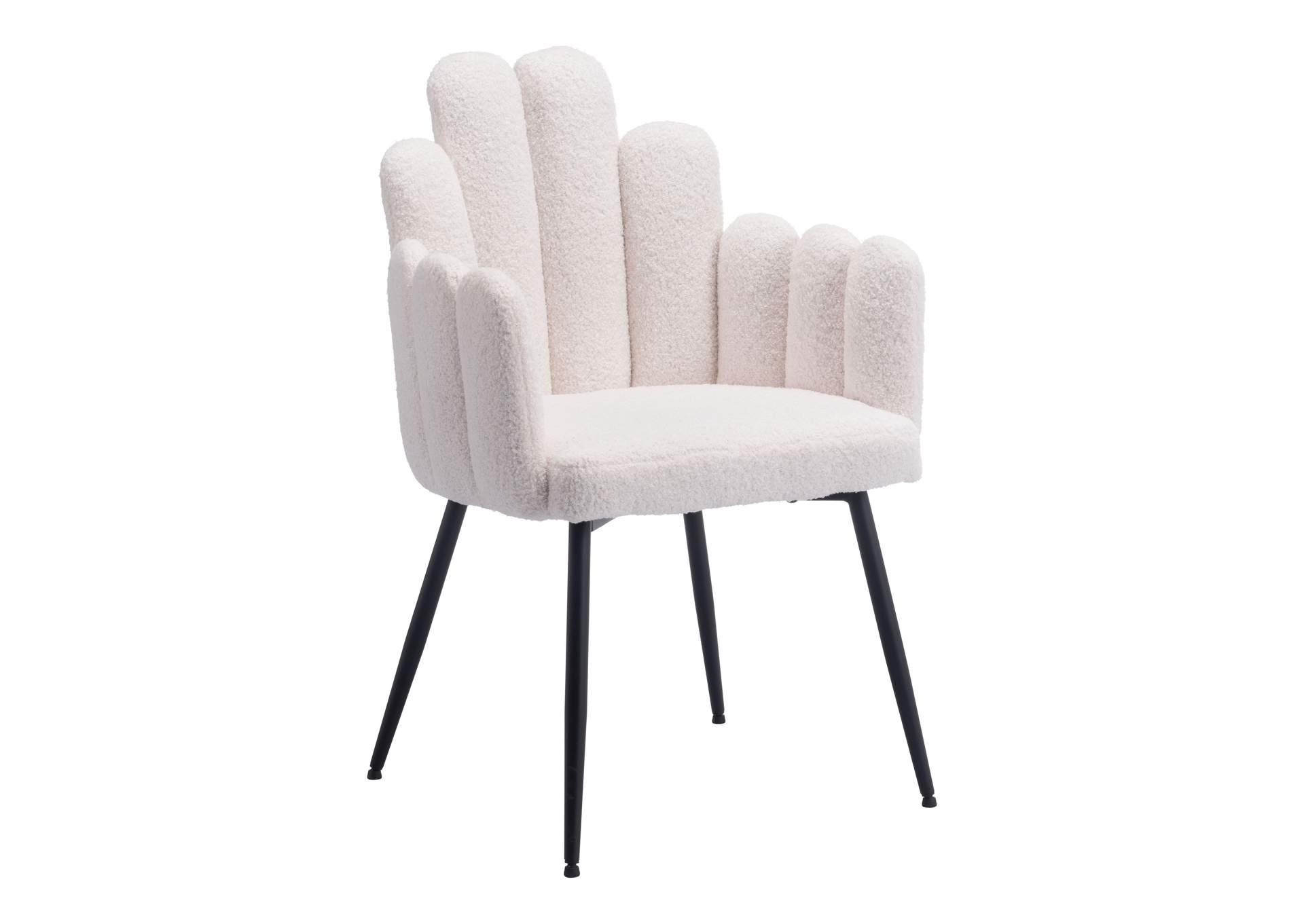Noosa Dining Chair (Set Of 2) Ivory,Zuo