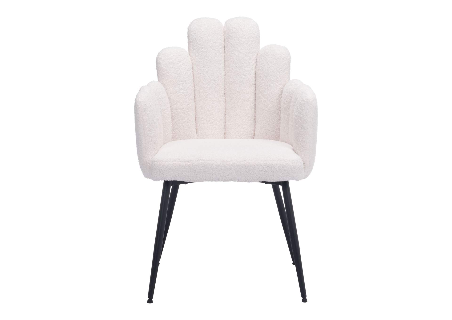 Noosa Dining Chair (Set Of 2) Ivory,Zuo
