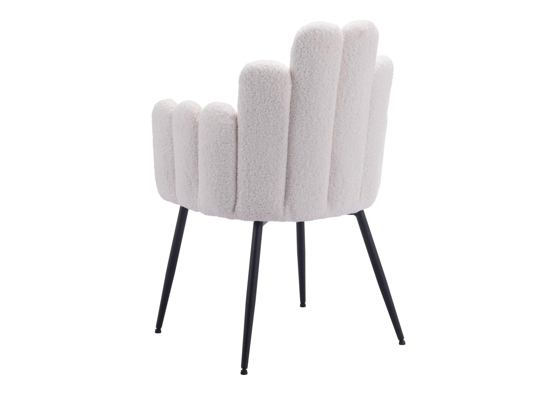 Noosa Dining Chair (Set Of 2) Ivory,Zuo