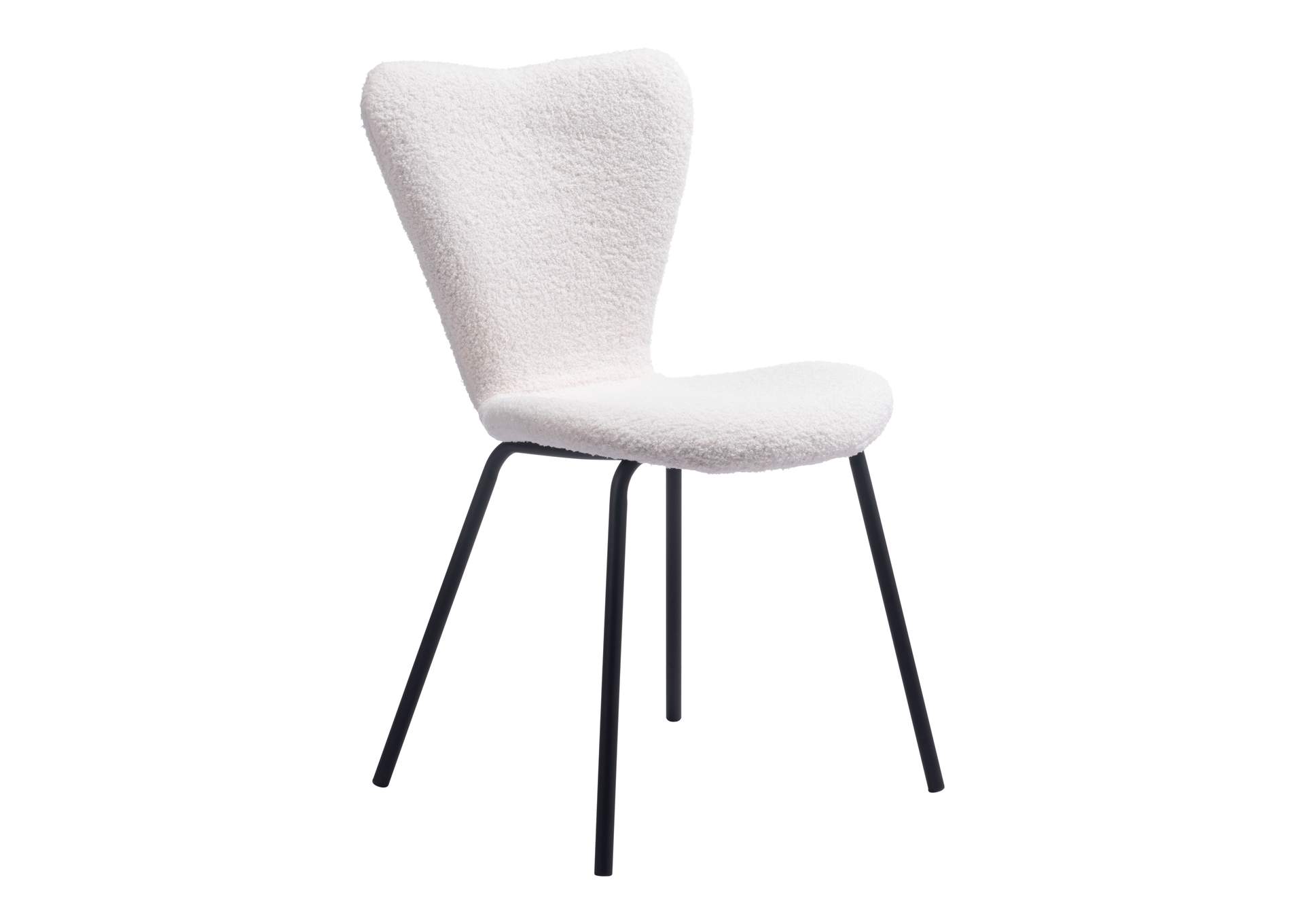 Thibideaux Dining Chair (Set Of 2) Ivory,Zuo