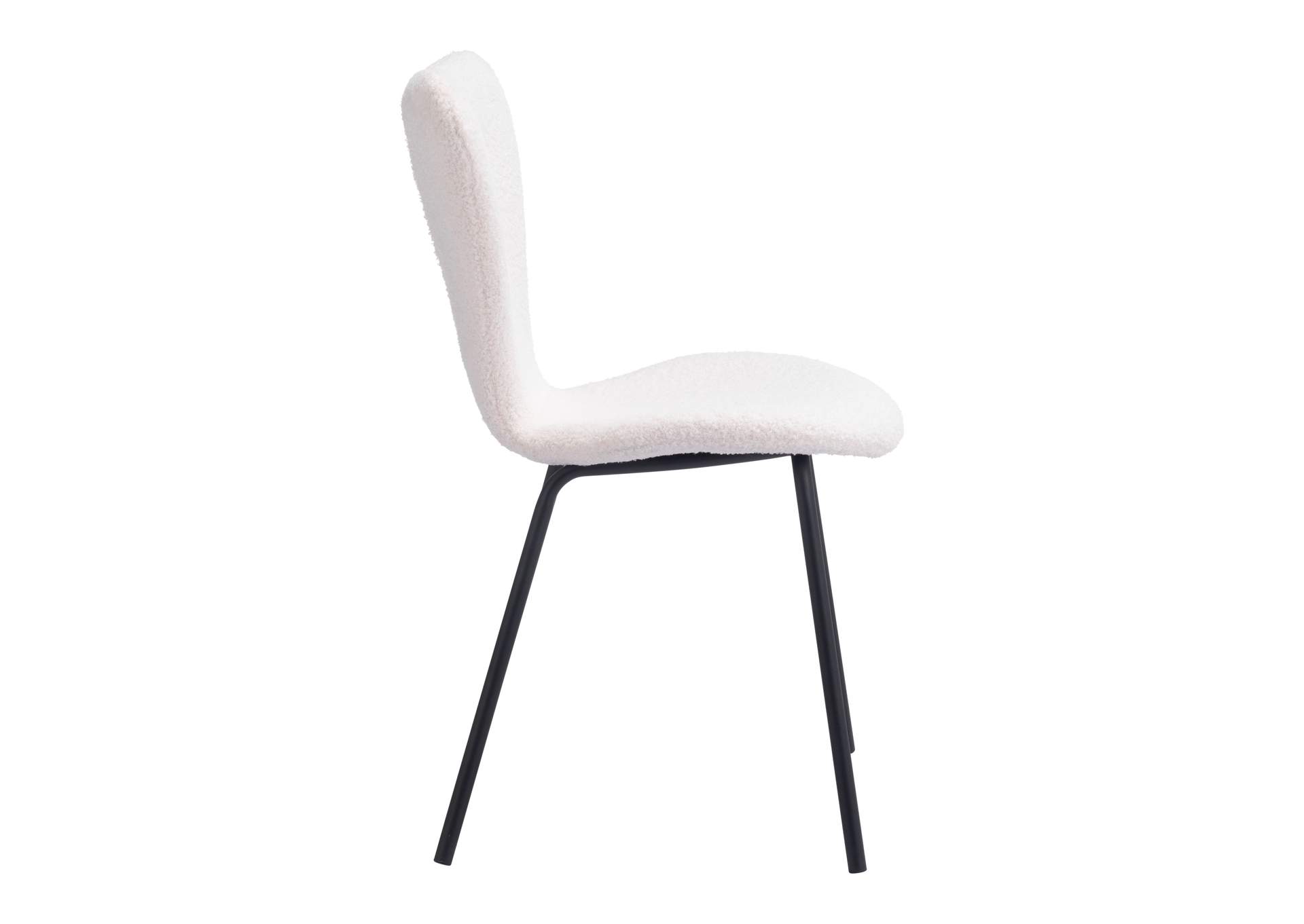 Thibideaux Dining Chair (Set Of 2) Ivory,Zuo