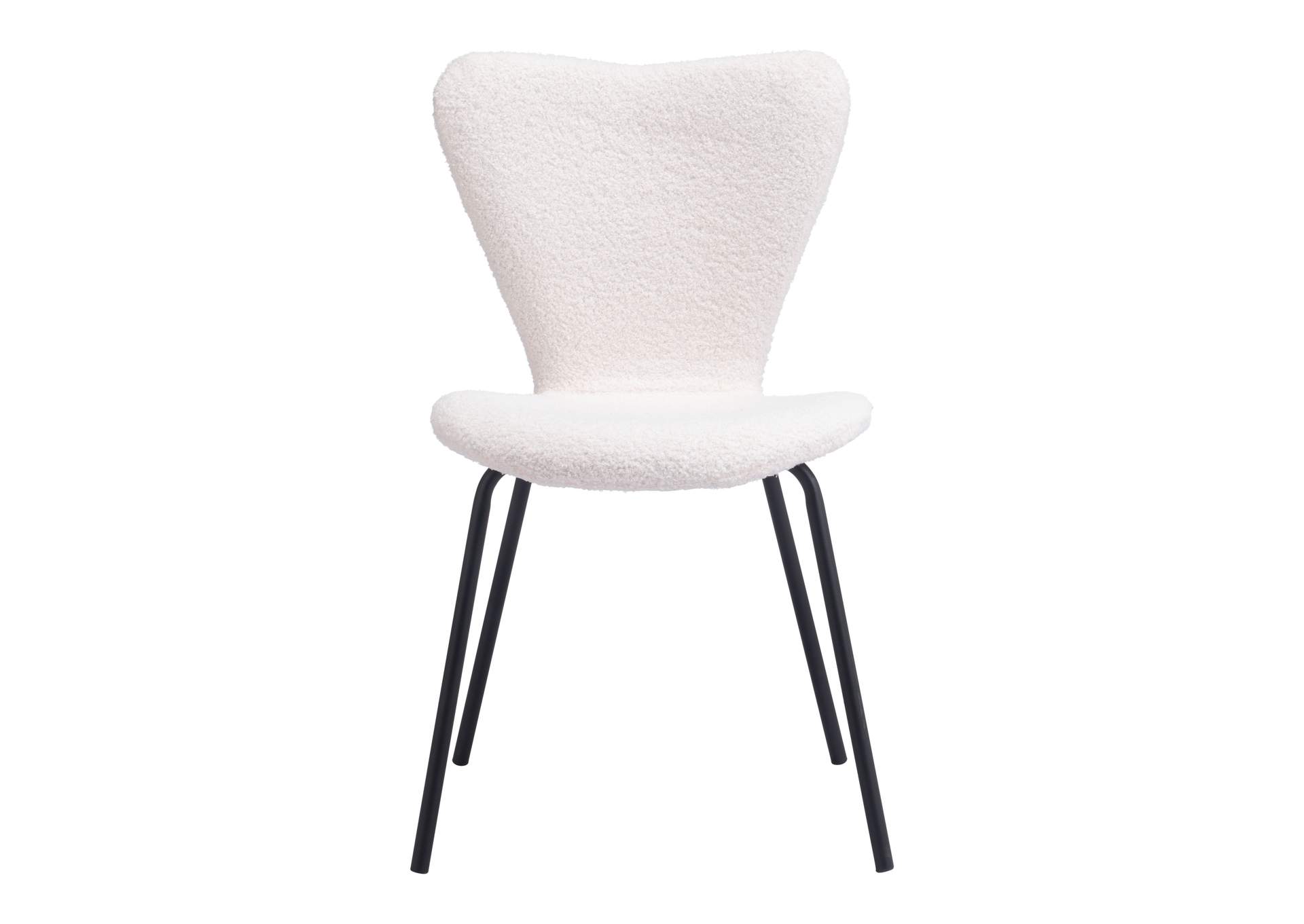Thibideaux Dining Chair (Set Of 2) Ivory,Zuo