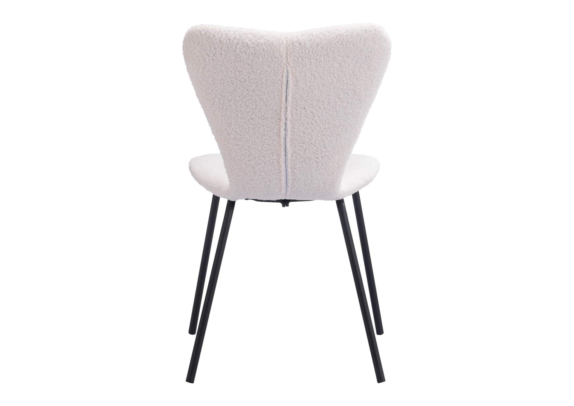 Thibideaux Dining Chair (Set Of 2) Ivory,Zuo