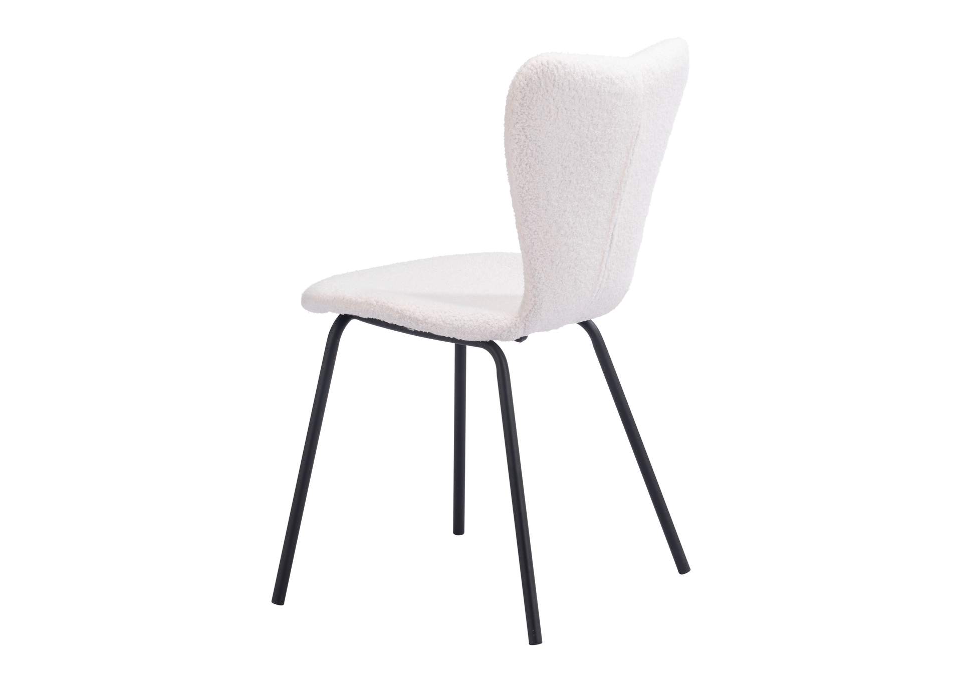 Thibideaux Dining Chair (Set Of 2) Ivory,Zuo