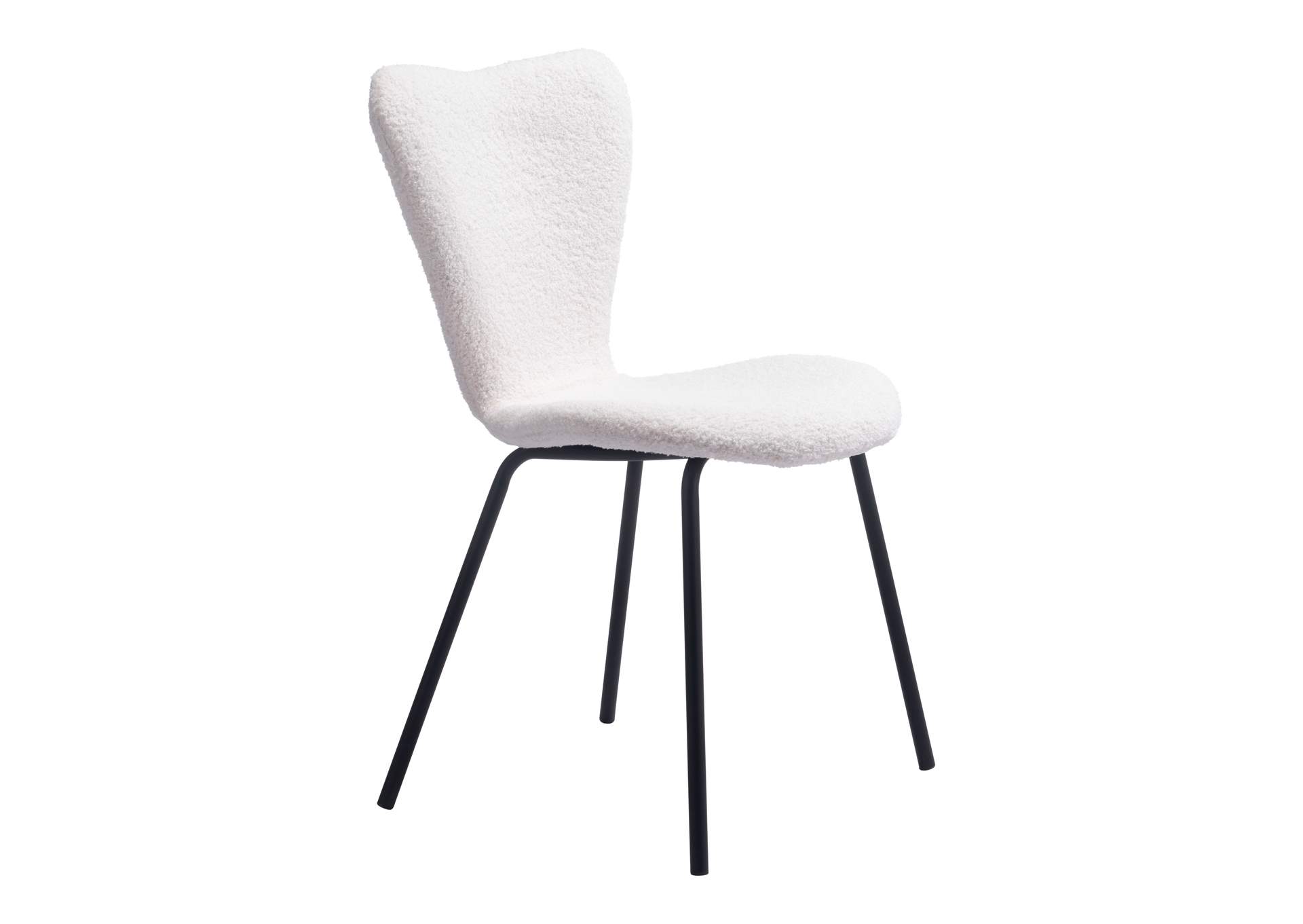 Thibideaux Dining Chair (Set Of 2) Ivory,Zuo