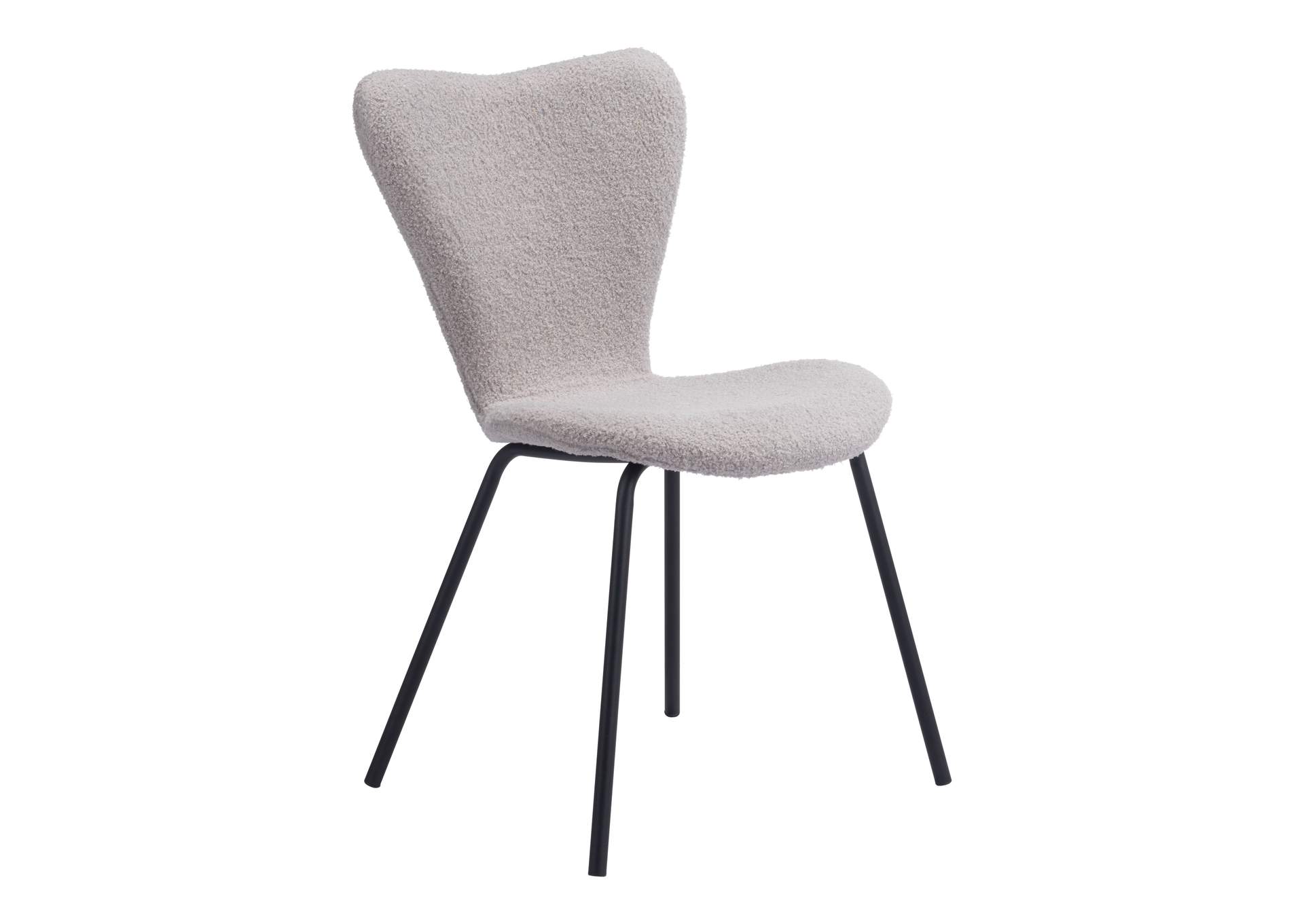 Thibideaux Dining Chair (Set Of 2) Light Gray,Zuo