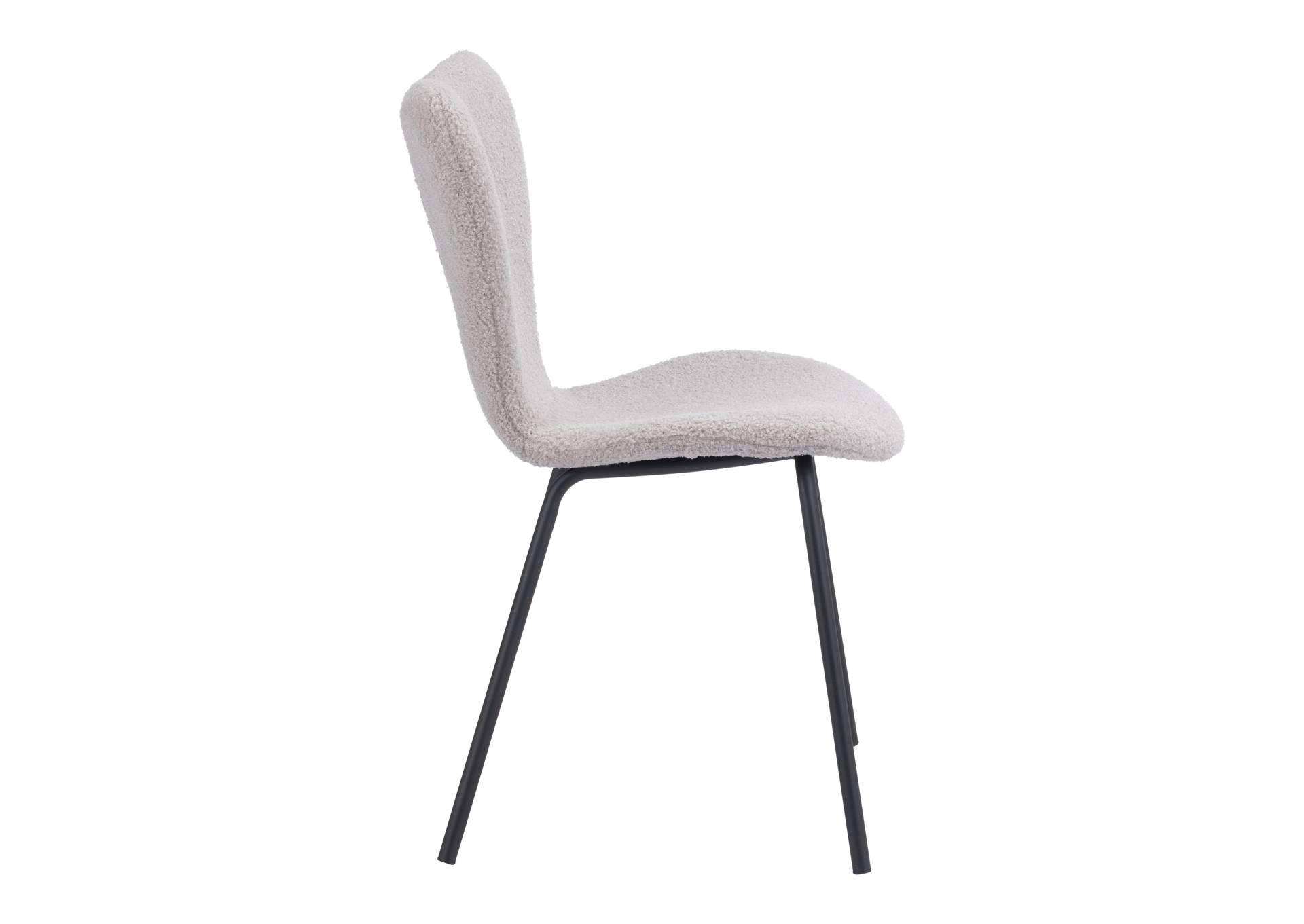 Thibideaux Dining Chair (Set Of 2) Light Gray,Zuo