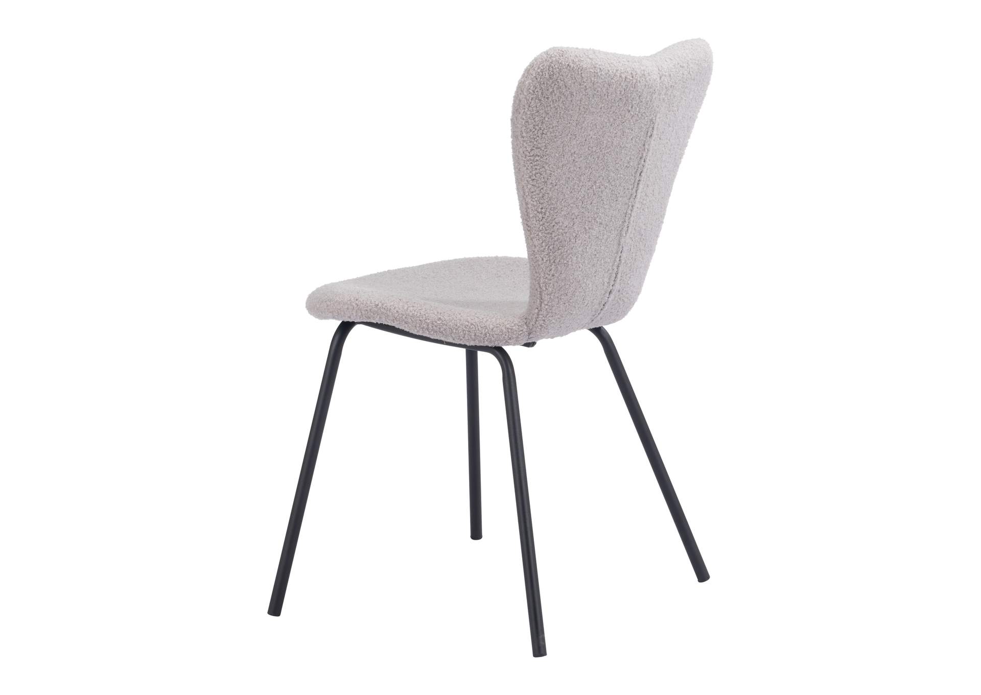 Thibideaux Dining Chair (Set Of 2) Light Gray,Zuo