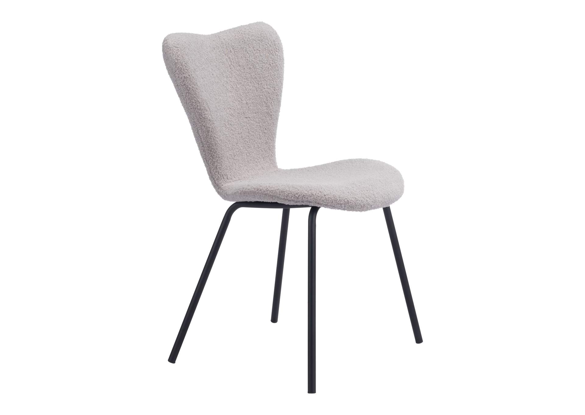 Thibideaux Dining Chair (Set Of 2) Light Gray,Zuo