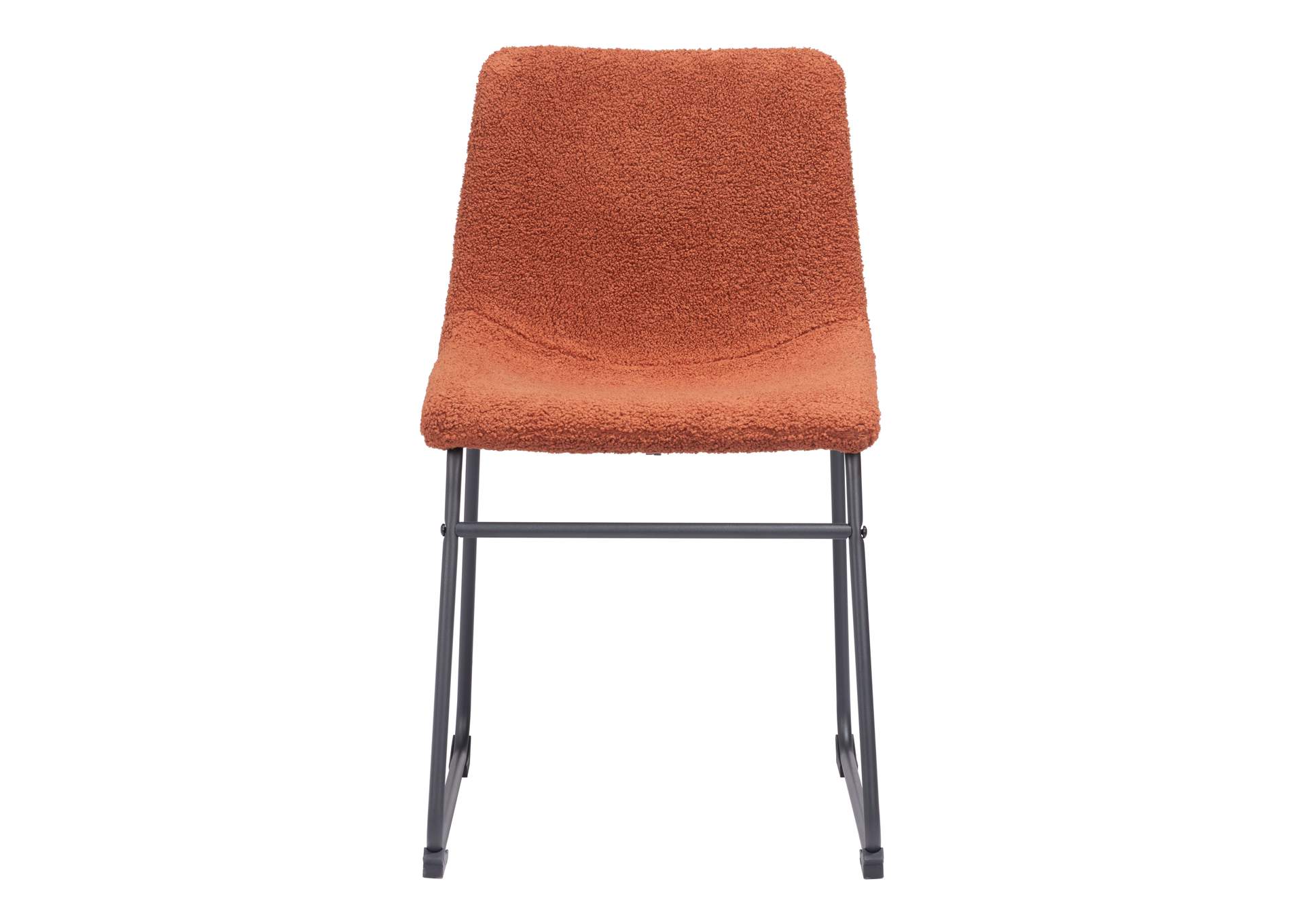 Smart Dining Chair (Set Of 2) Burnt Orange,Zuo