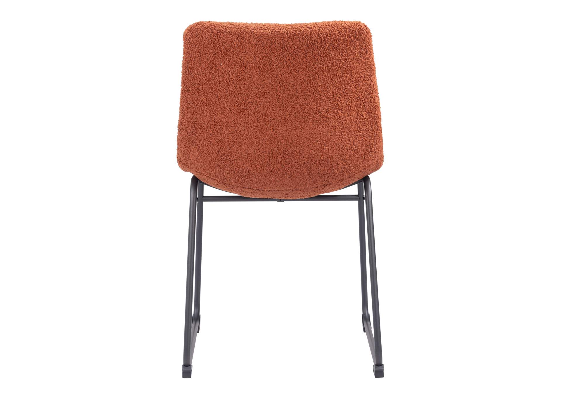 Smart Dining Chair (Set Of 2) Burnt Orange,Zuo