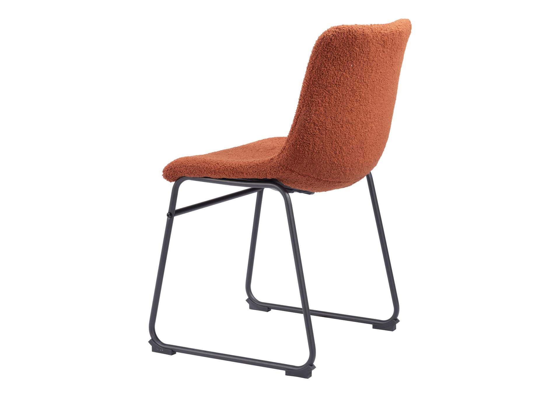 Smart Dining Chair (Set Of 2) Burnt Orange,Zuo
