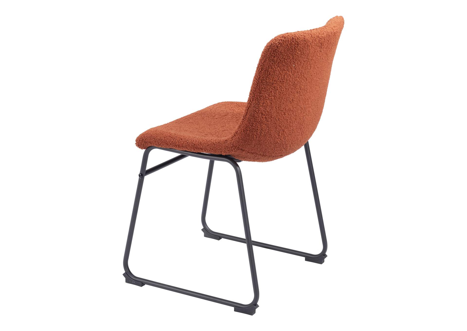 Smart Dining Chair (Set Of 2) Burnt Orange,Zuo