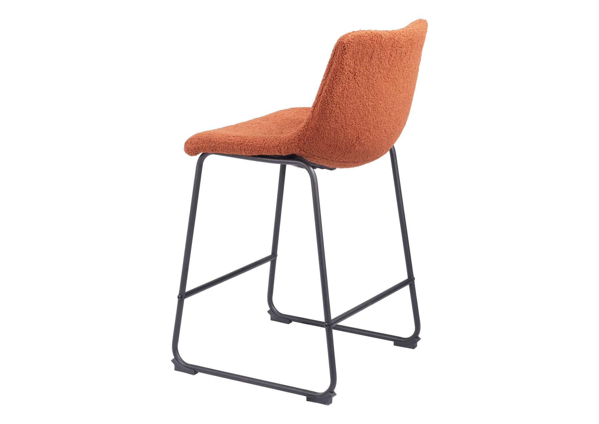 Smart Counter Stool (Set Of 2) Burnt Orange,Zuo
