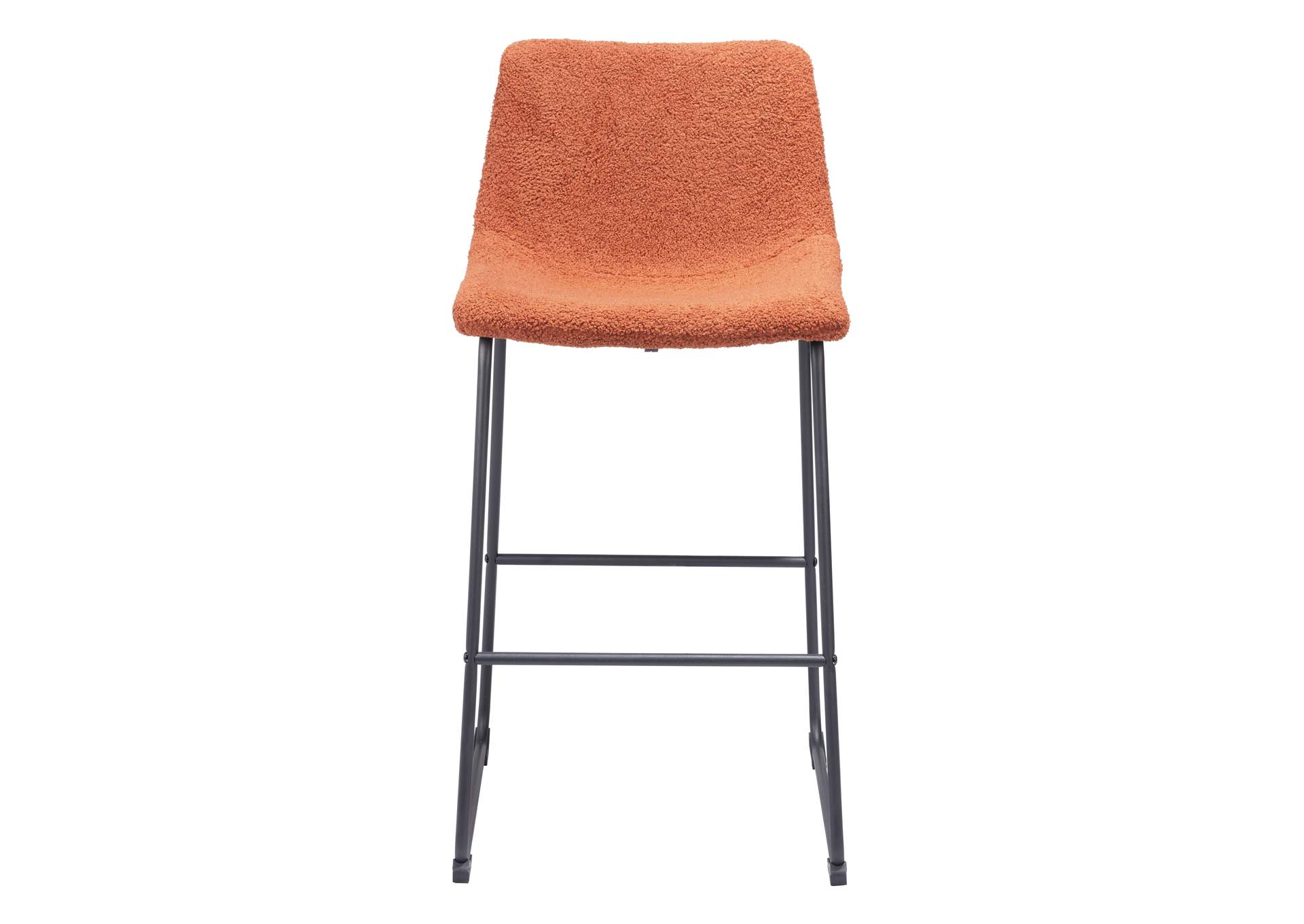 Smart Barstool (Set Of 2) Burnt Orange,Zuo