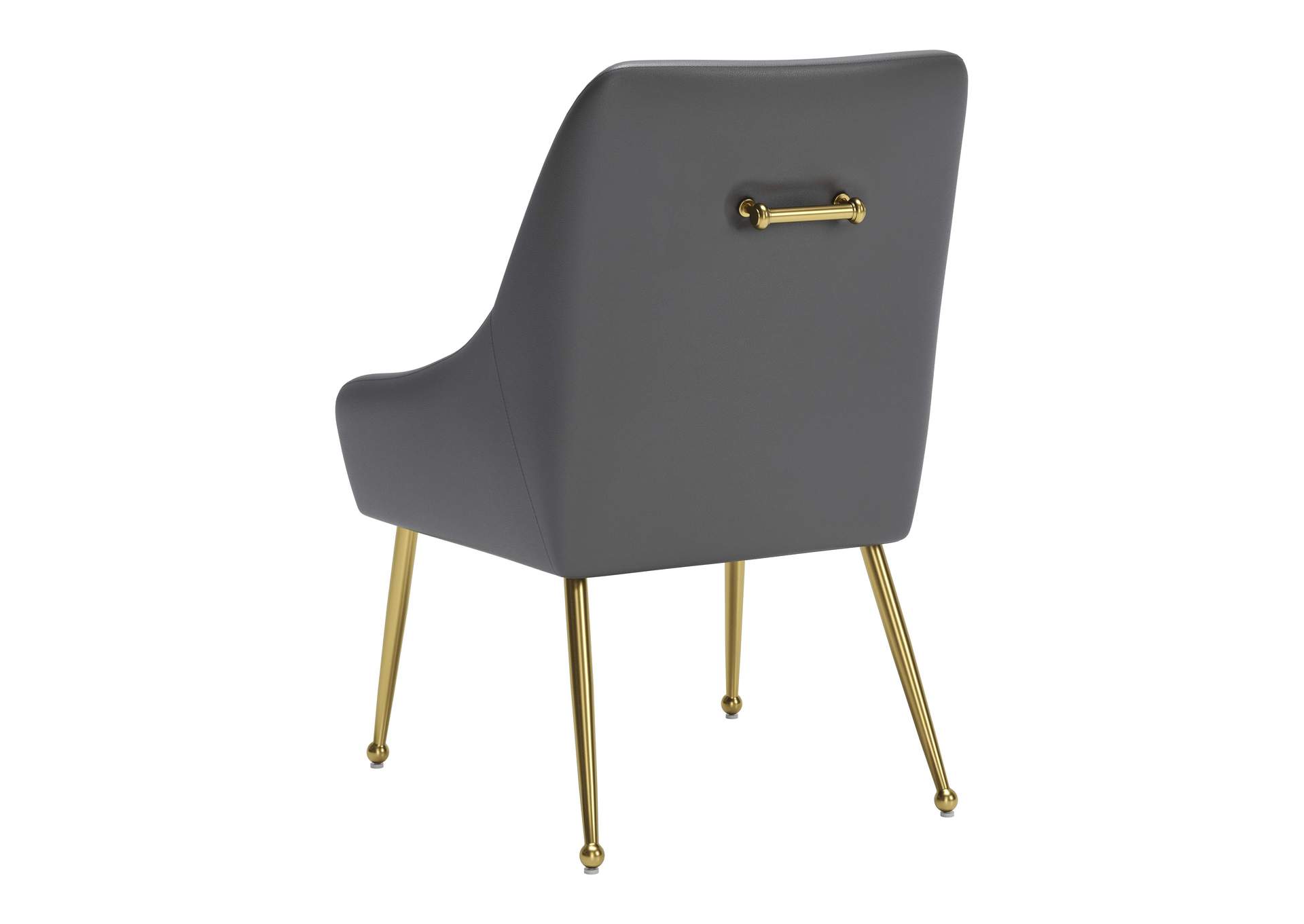 Maxine Dining Chair Gray & Gold,Zuo