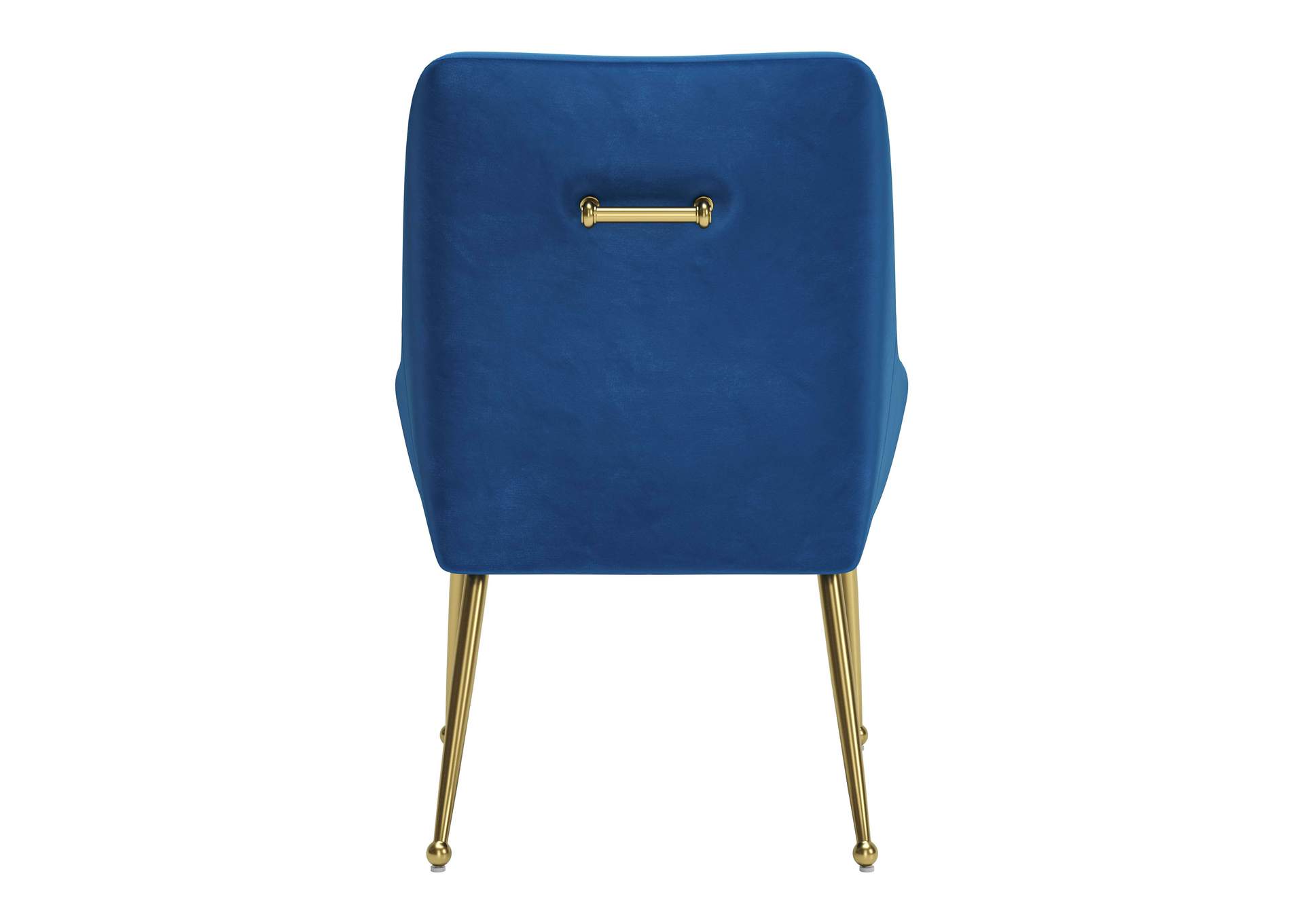 Maxine Dining Chair Navy Blue & Gold,Zuo