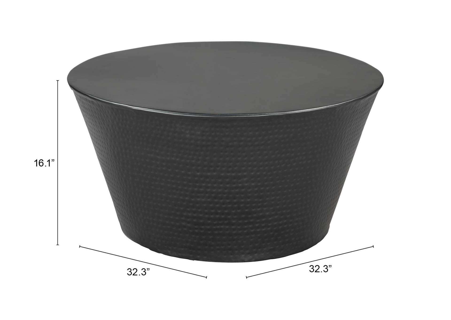 Durban Coffee Table Black,Zuo