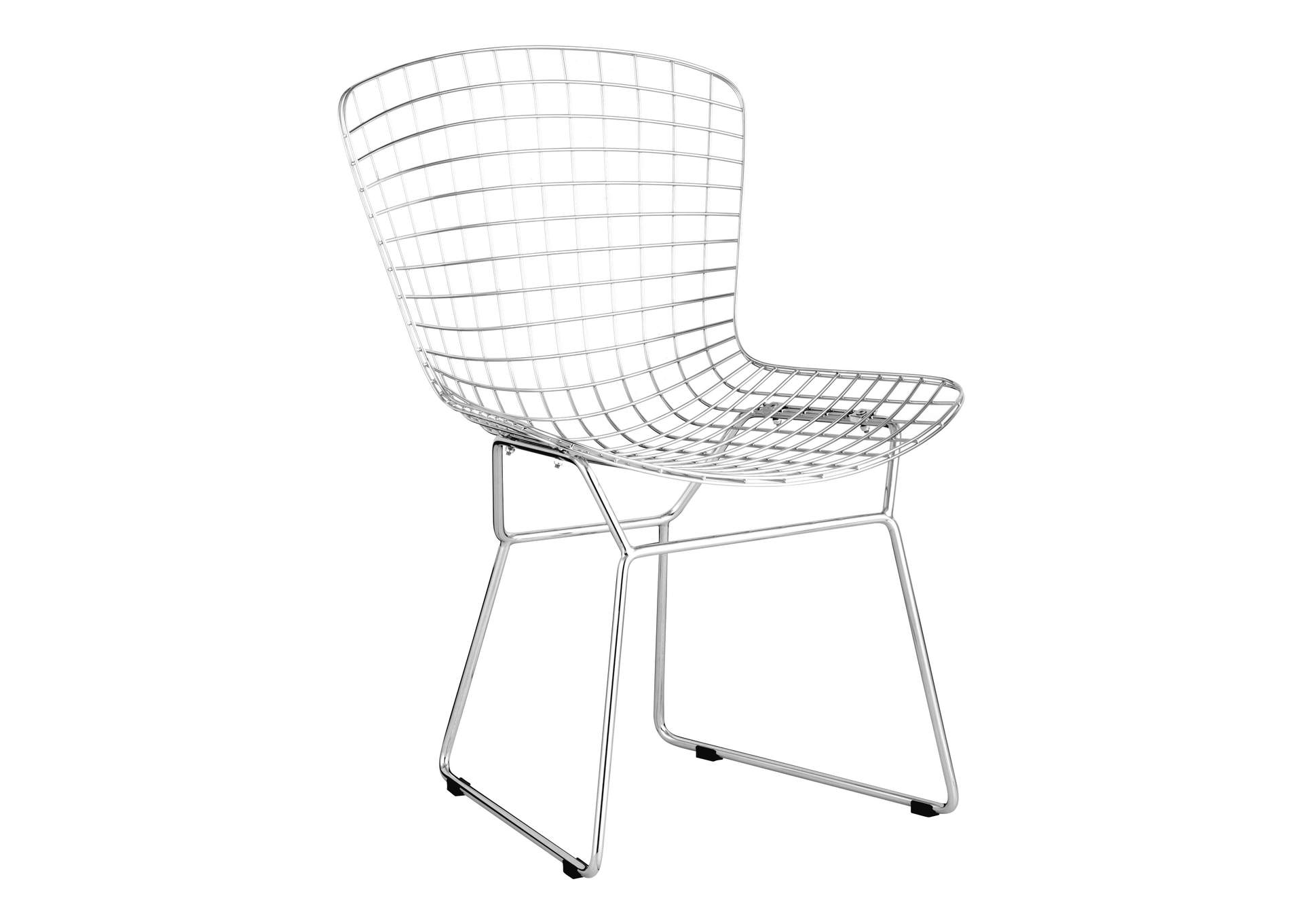 Wire Dining Chair (Set Of 2) Chrome,Zuo