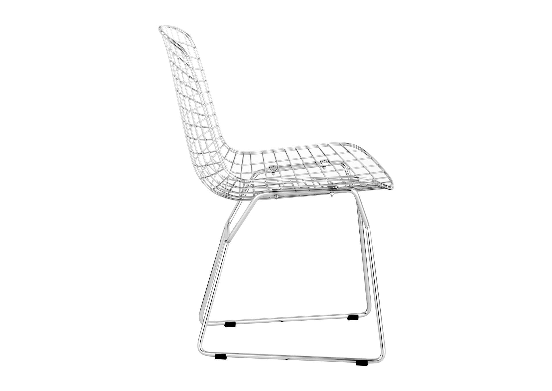Wire Dining Chair (Set Of 2) Chrome,Zuo