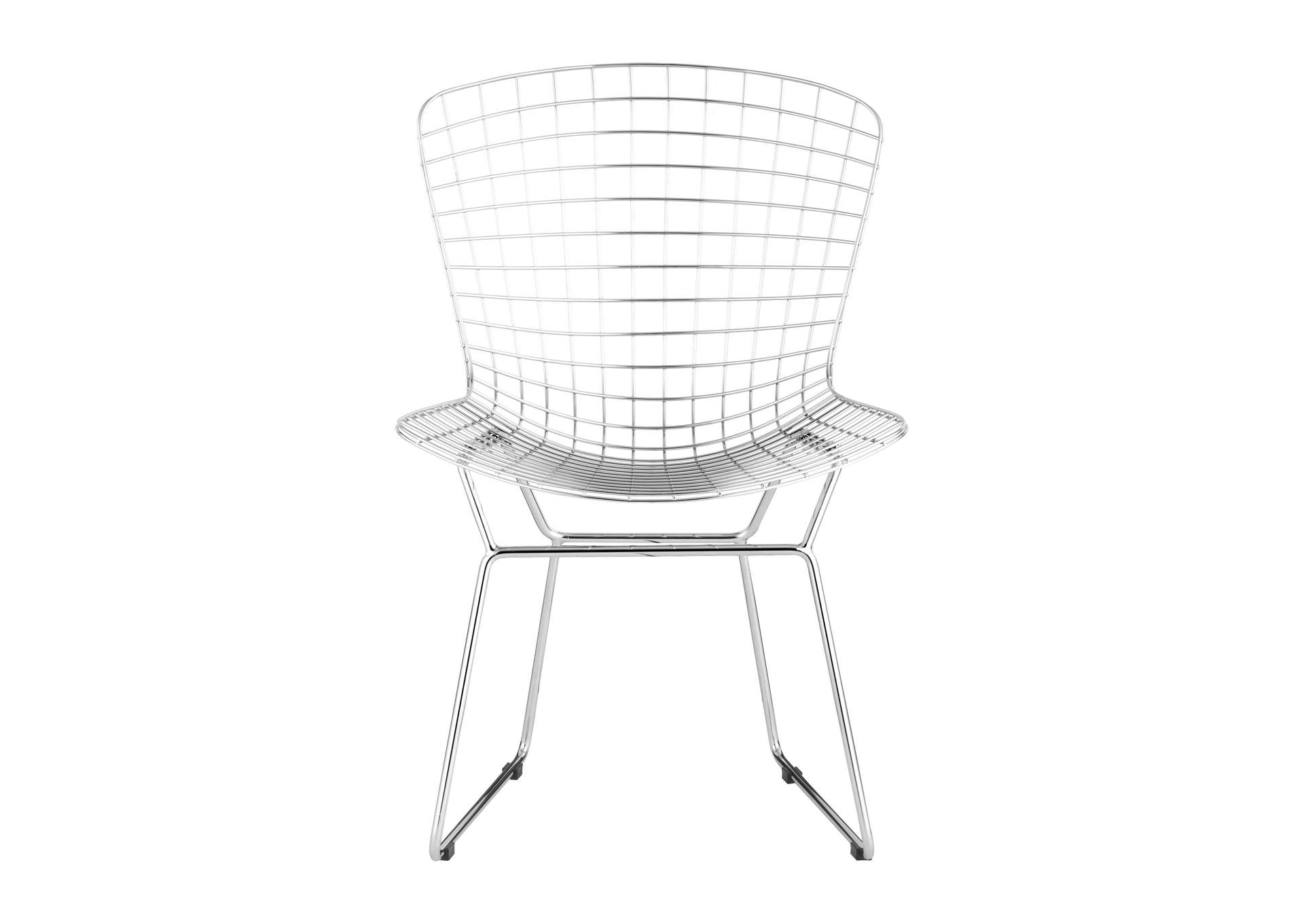 Wire Dining Chair (Set Of 2) Chrome,Zuo