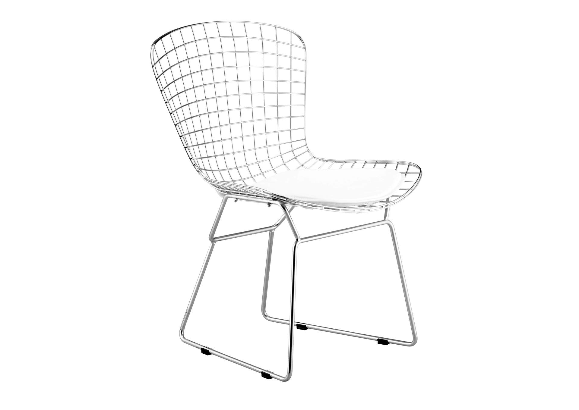 Wire Dining Chair (Set Of 2) Chrome,Zuo