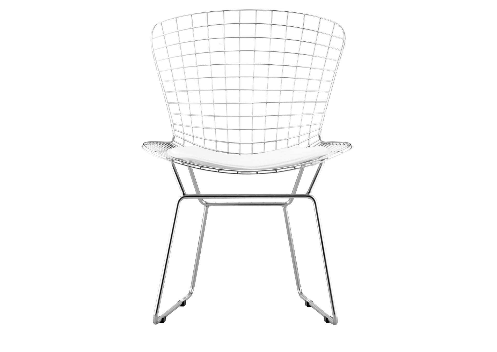 Wire Dining Chair (Set Of 2) Chrome,Zuo