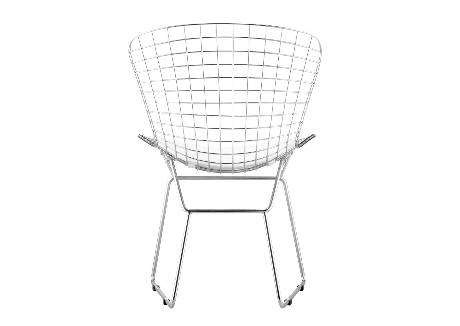 Wire Dining Chair (Set Of 2) Chrome,Zuo