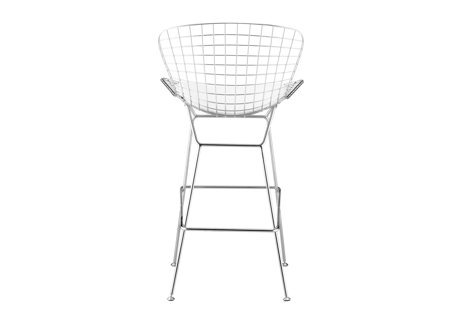 Wire Barstool (Set Of 2) Chrome,Zuo