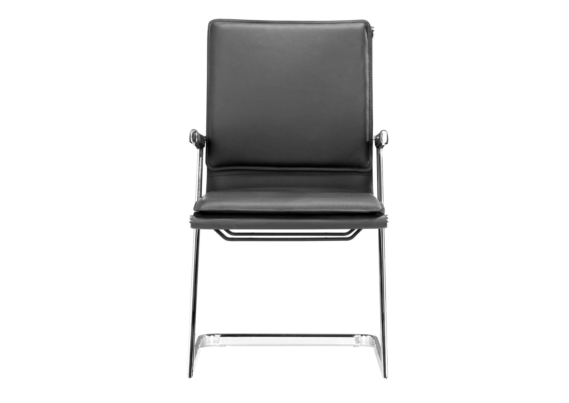 Lider Plus Conference Chair [Set of 2] Black,Zuo