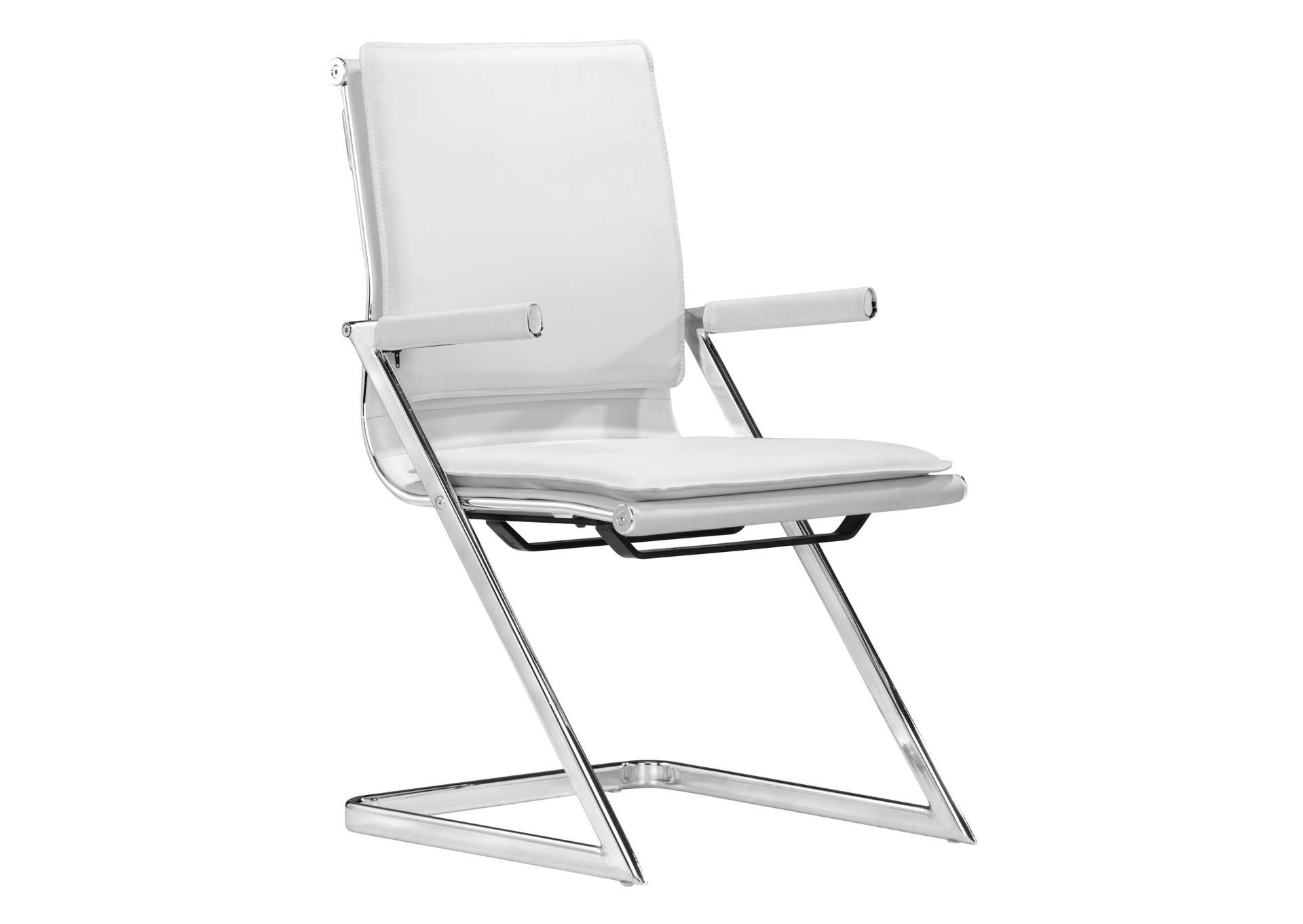 Lider Plus Conference Chair (Set Of 2) White,Zuo