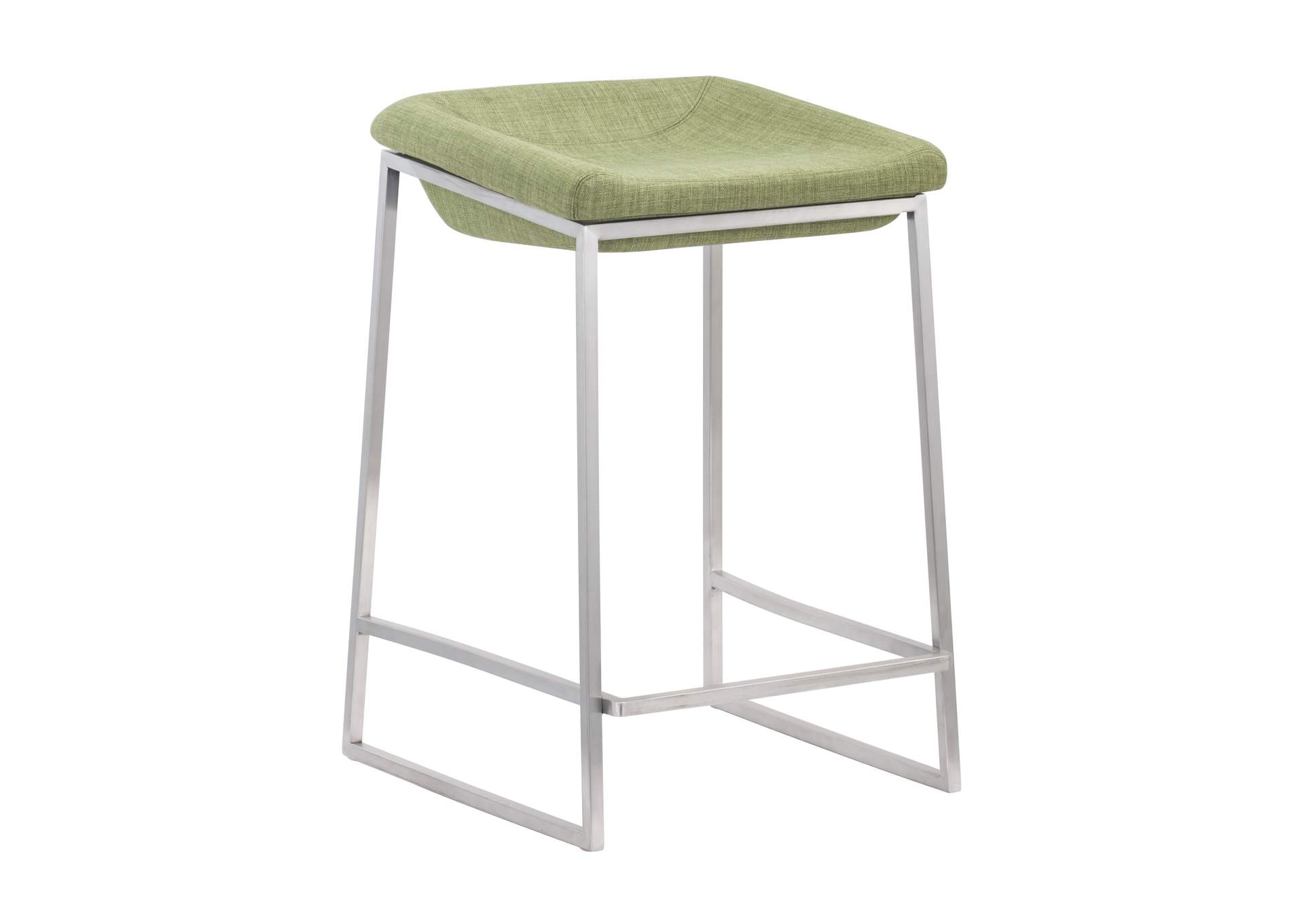 Lids Counter Stool (Set Of 2) Green,Zuo