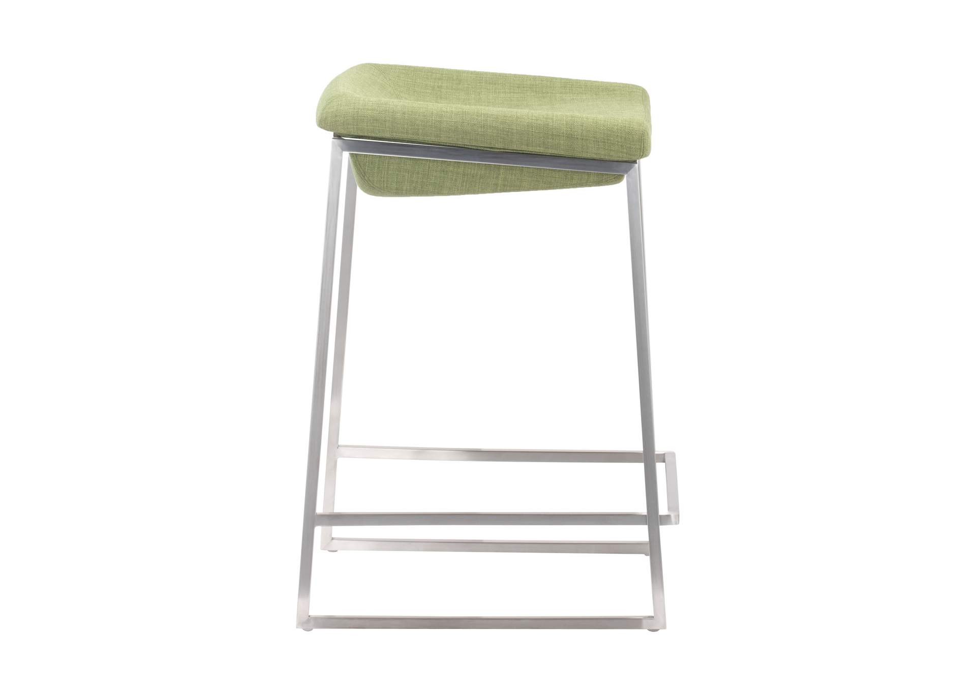 Lids Counter Stool (Set Of 2) Green,Zuo