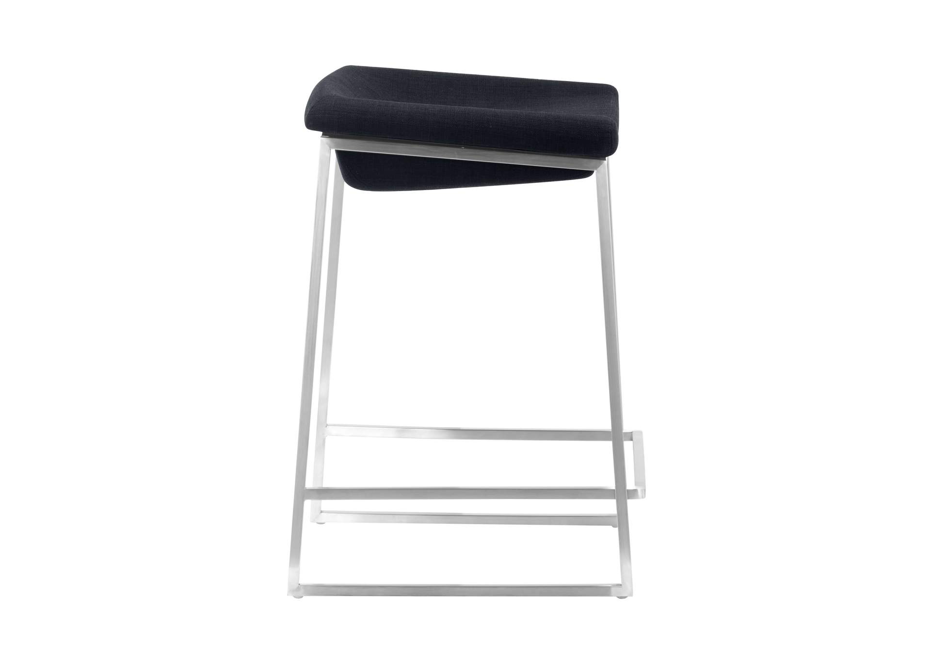 Lids Counter Stool (Set Of 2) Dark Gray,Zuo