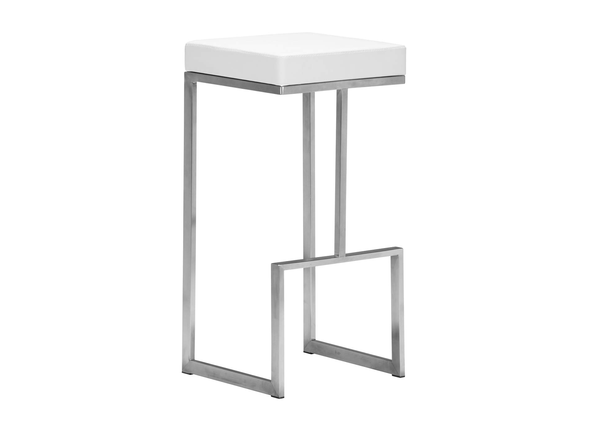 Darwen Barstool (Set Of 2) White,Zuo