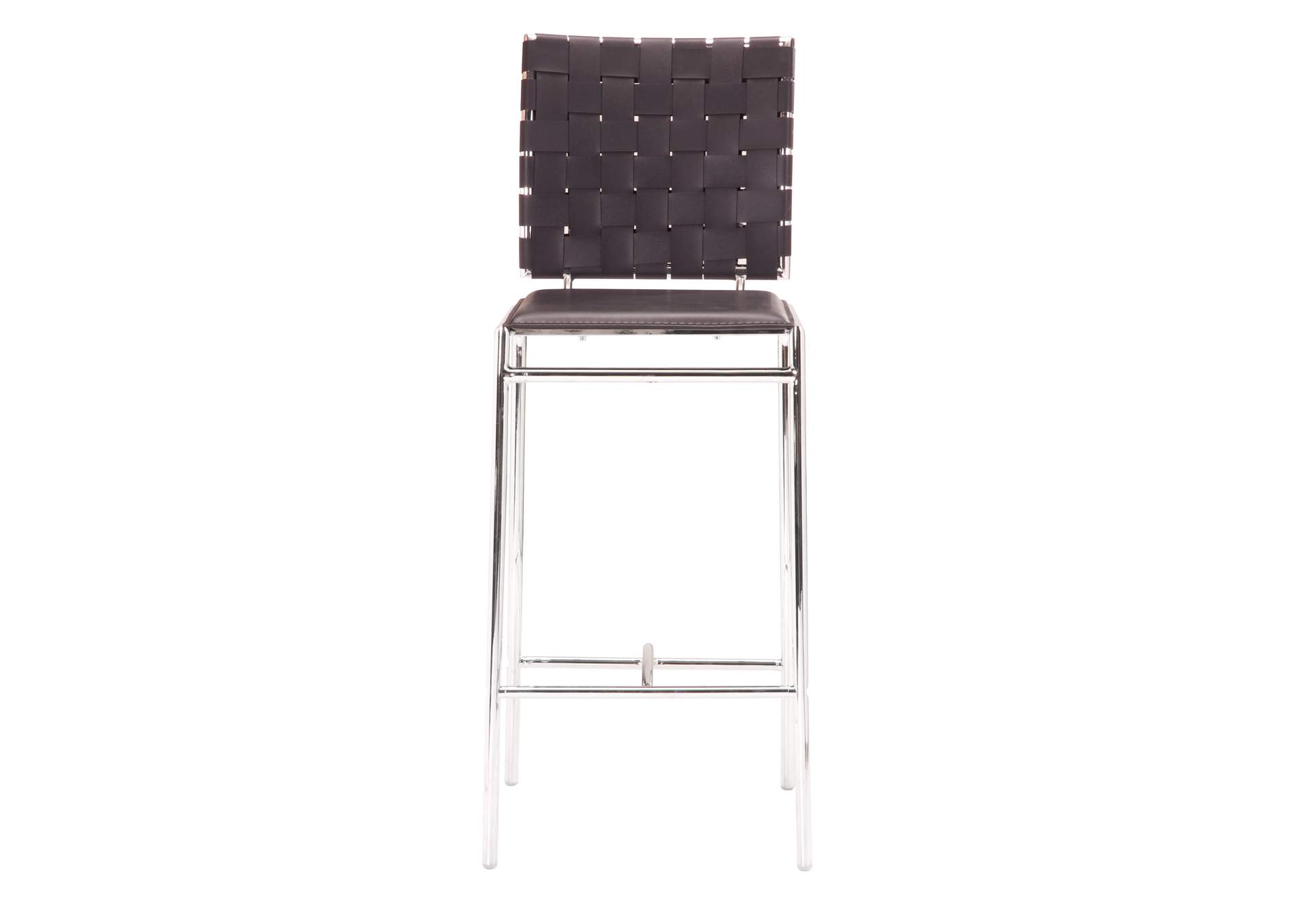 Criss Cross Counter Stool (Set Of 2) Espresso,Zuo