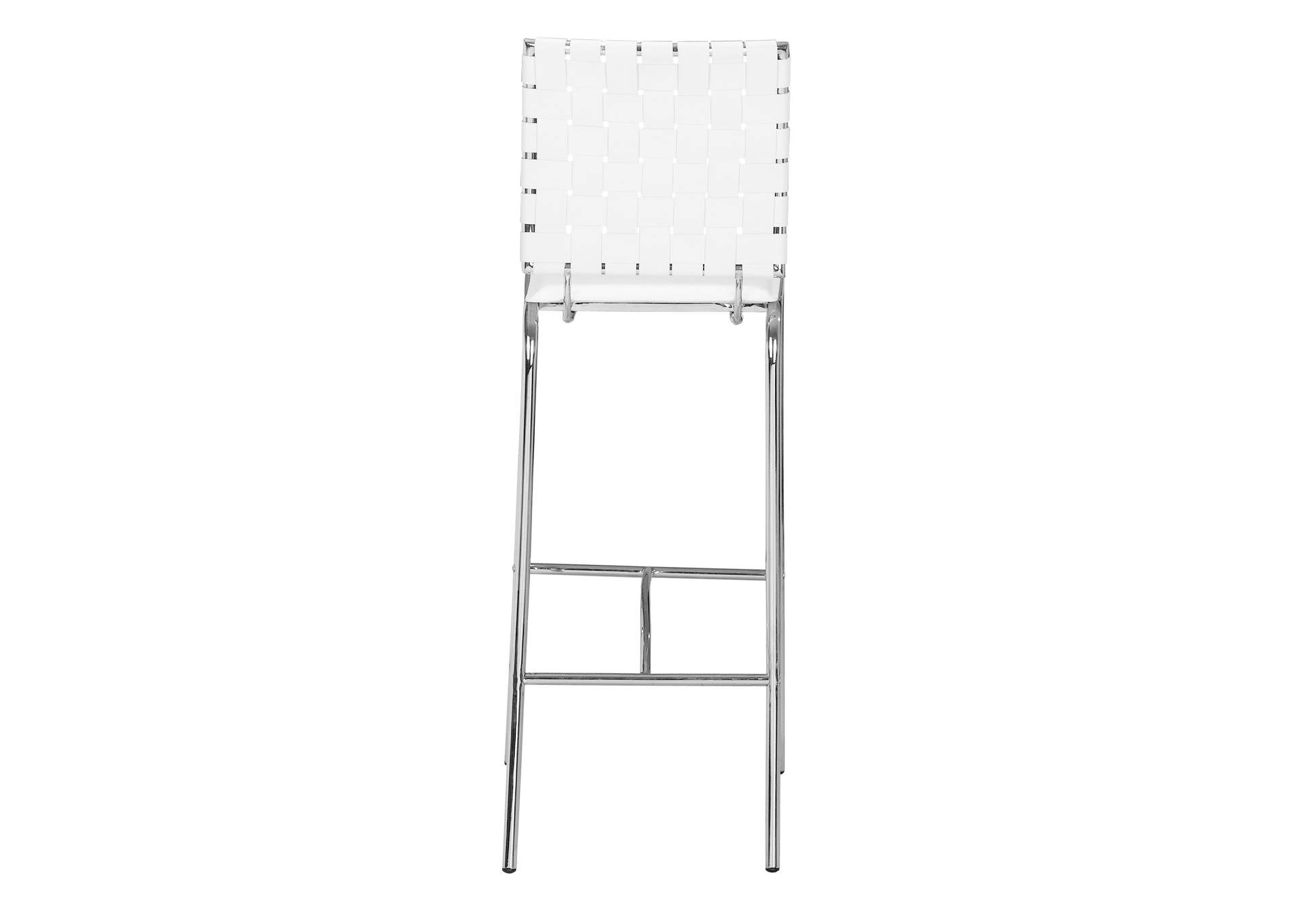 Criss Cross Barstool (Set Of 2) White,Zuo